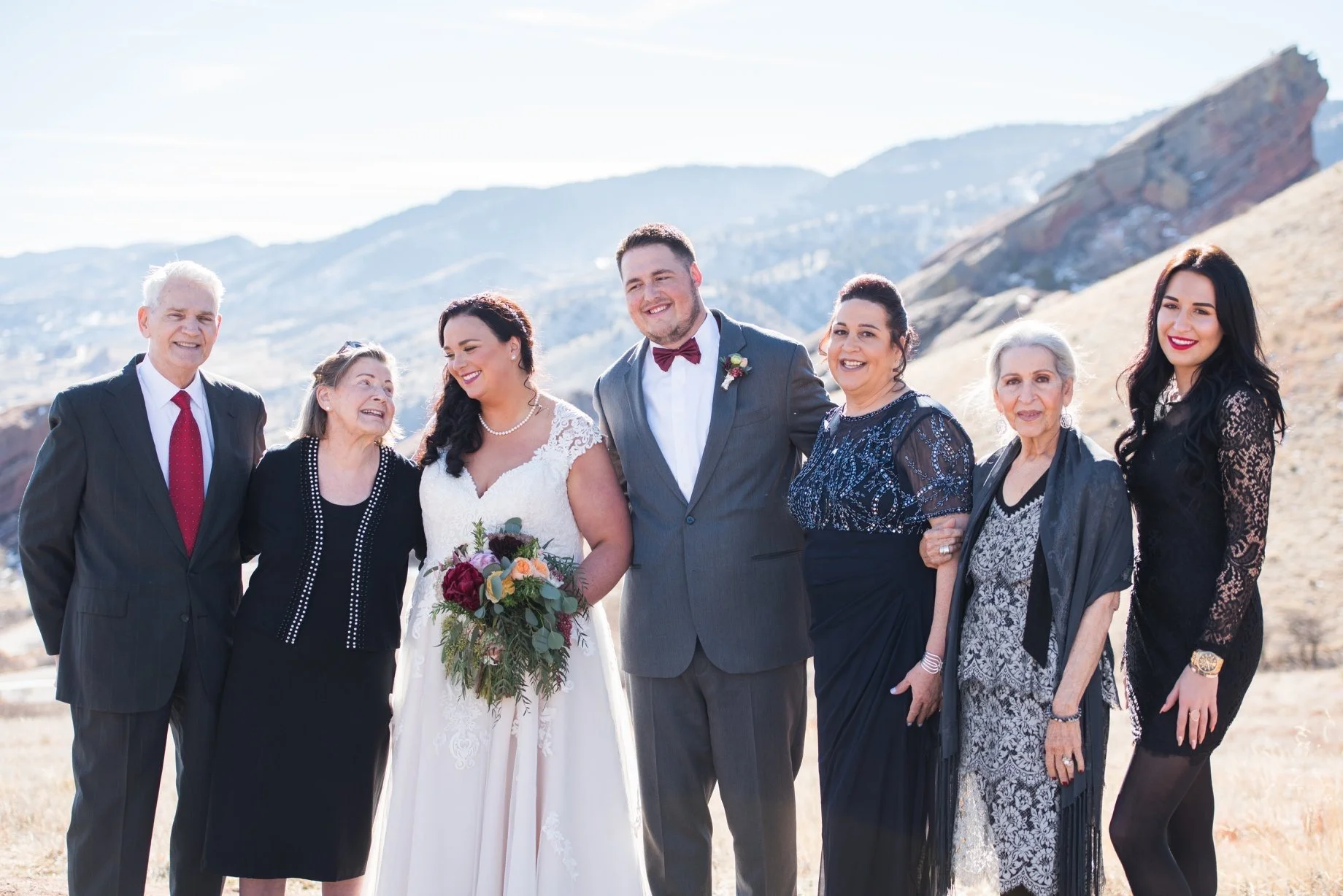 Russ with his Mom, Sister, and Grandparents on his and Angie's Wedding Day.jpeg