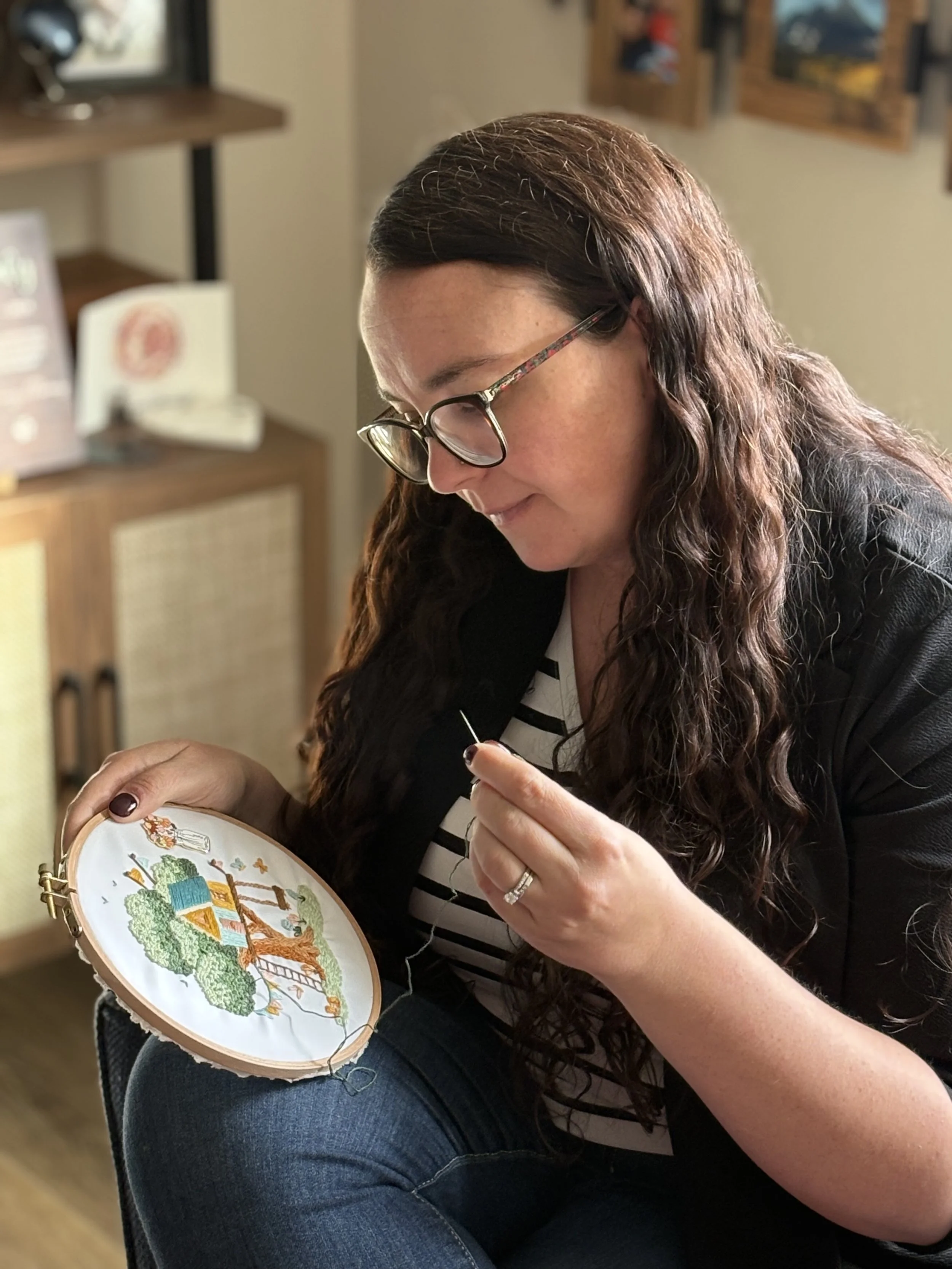 Angie doing Embroidery.jpeg
