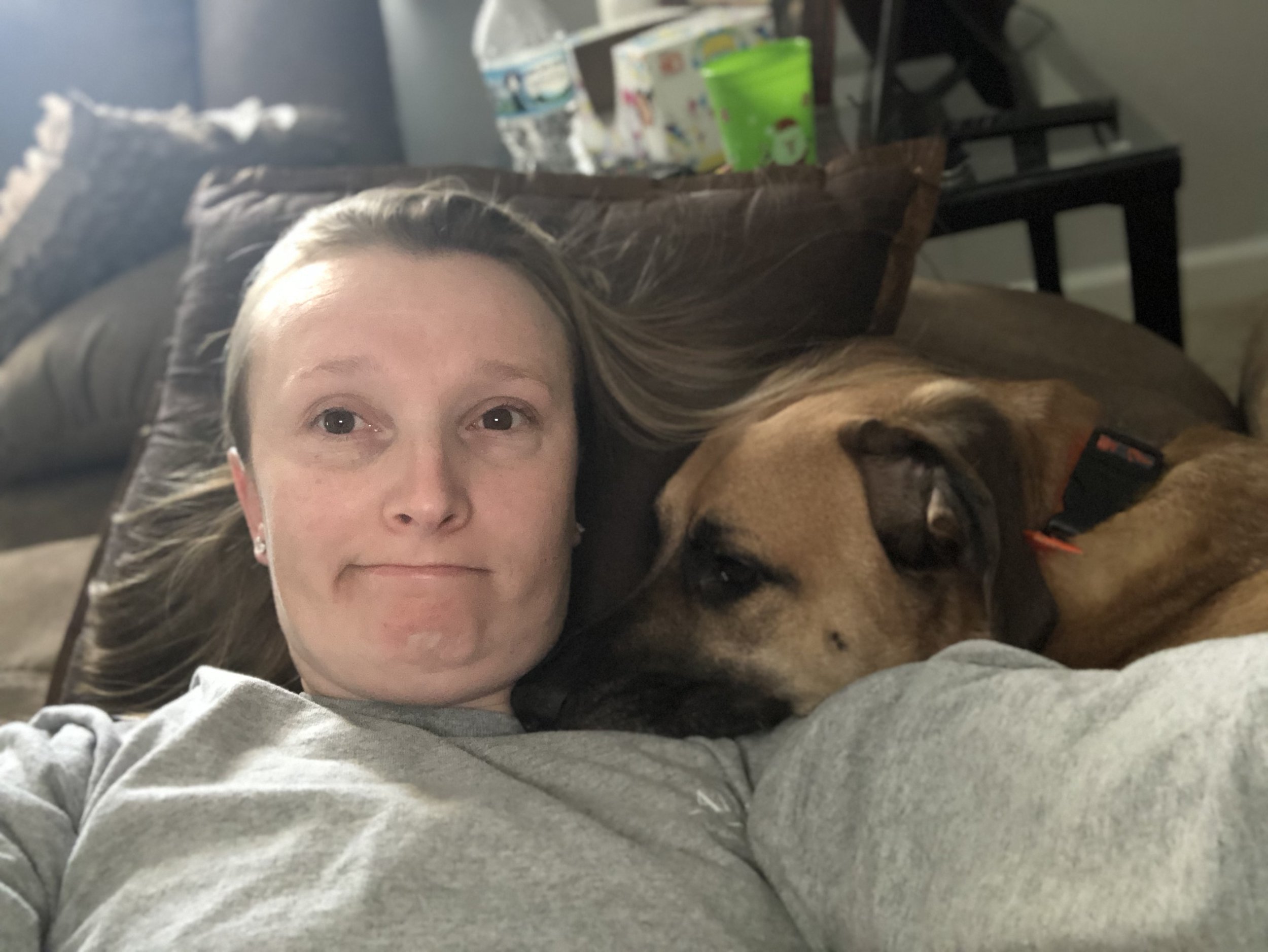 Megan hanging with Lola.jpg