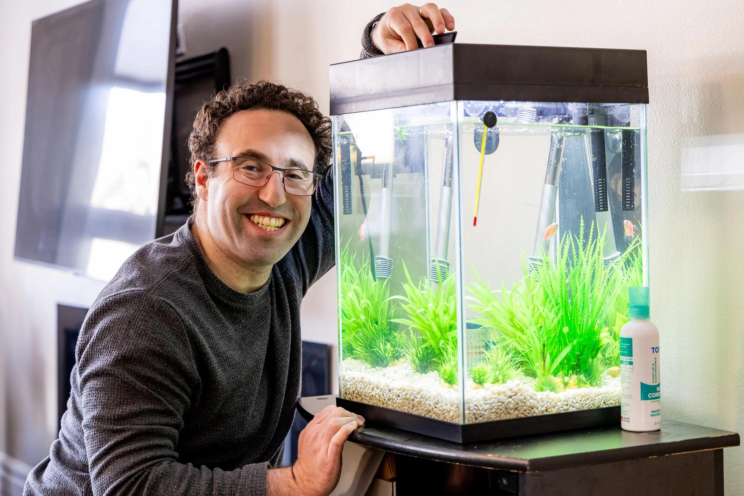 Bryan Taking care of his Fish.jpg