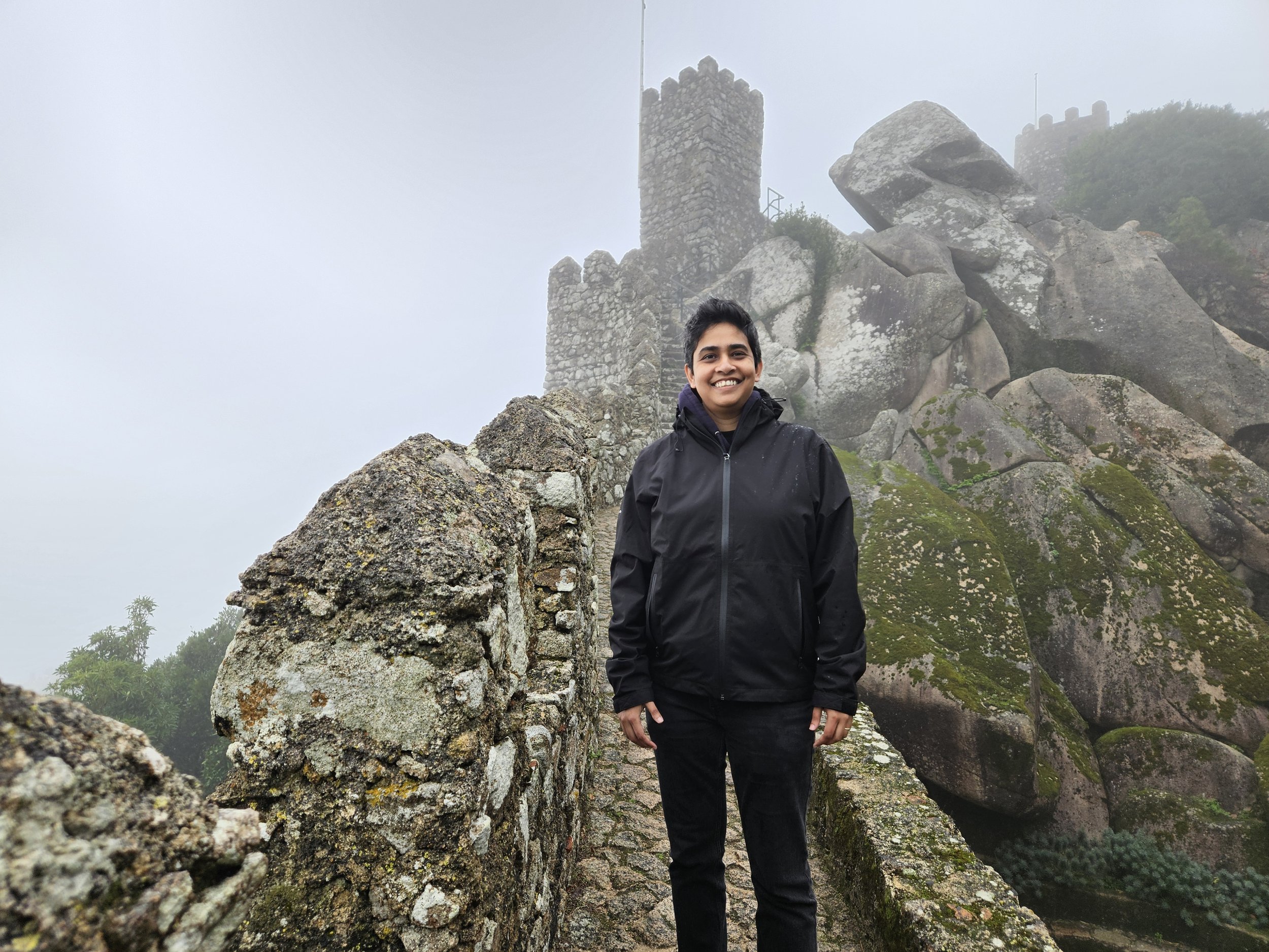 Shinjini in Sintra castle.jpg