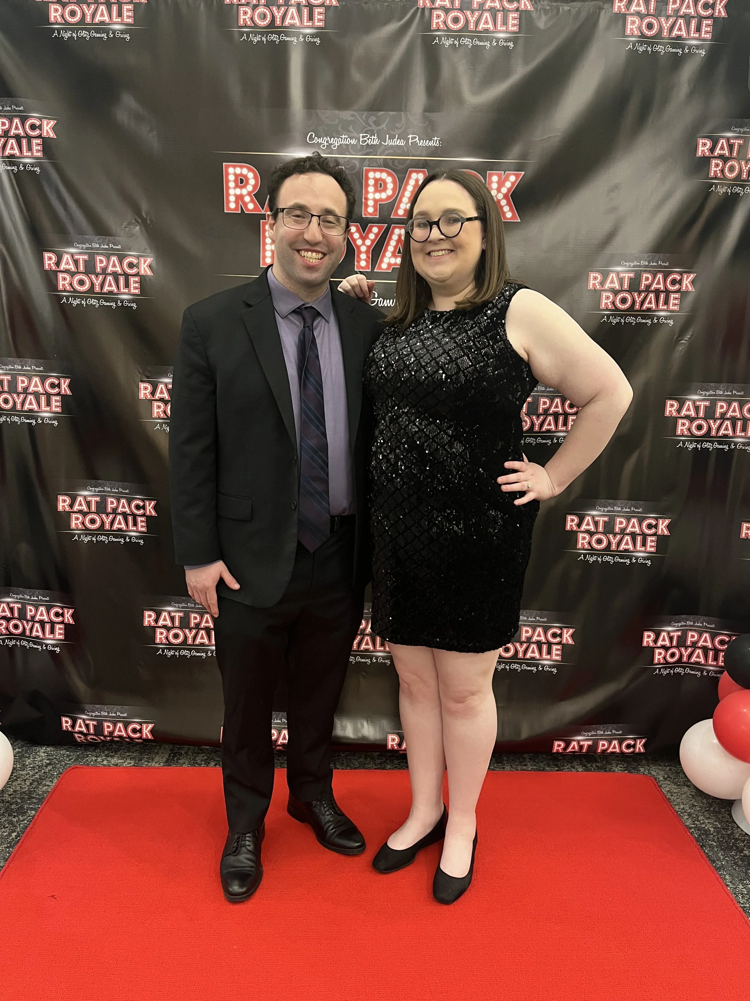 Enjoying a Synagogue Fundraiser.jpeg