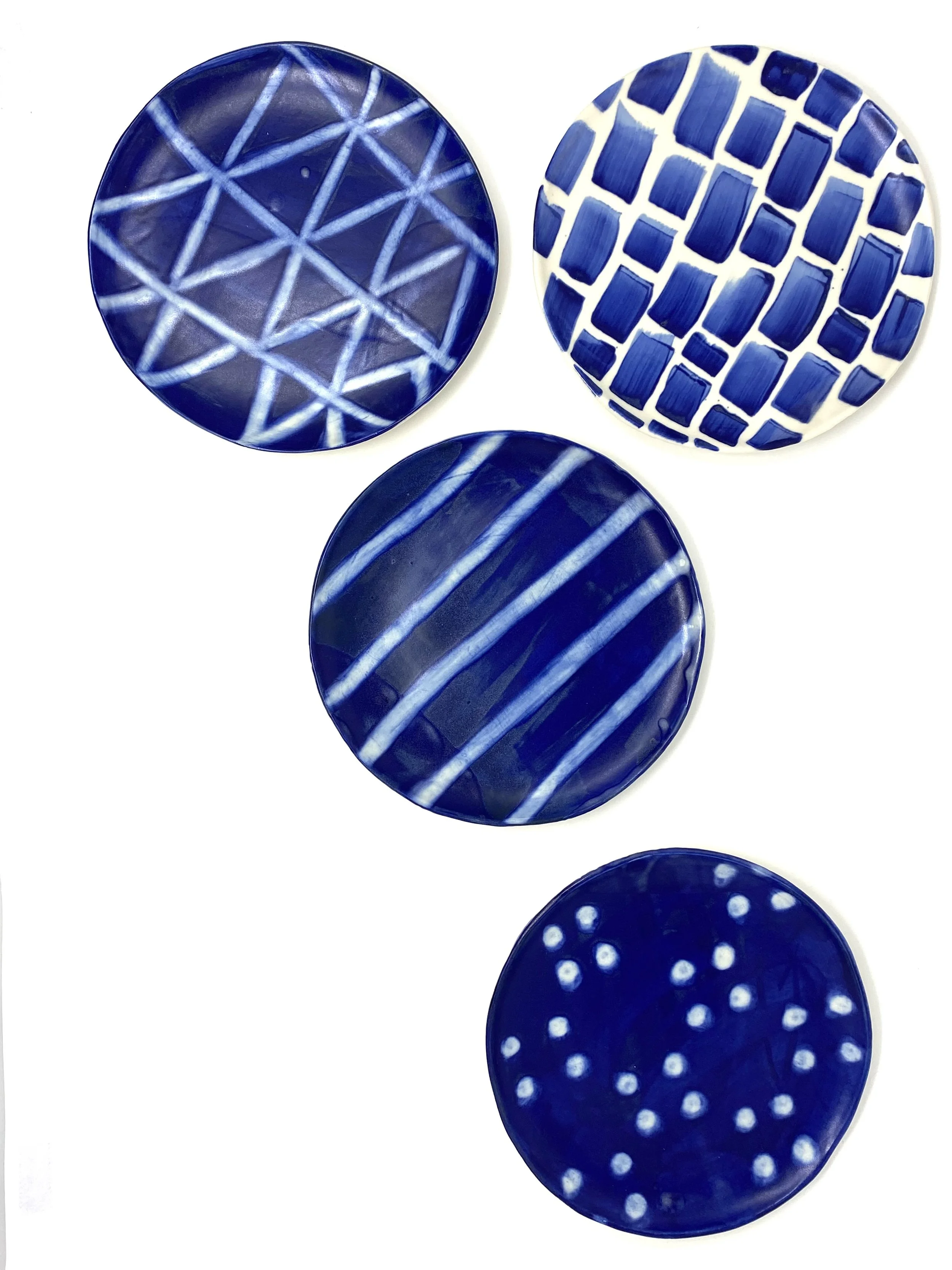 Block Print Dessert Plate set.jpg