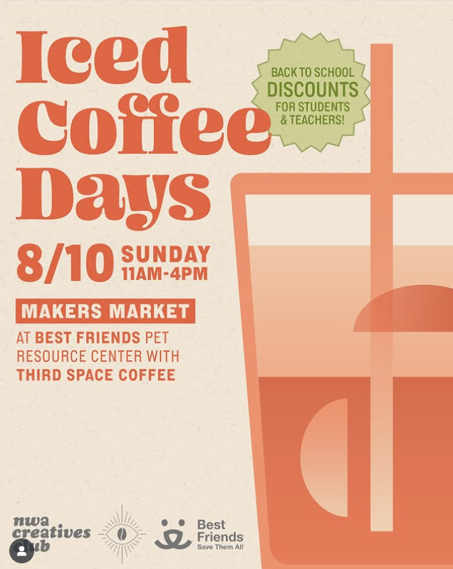 Iced Coffee Days ~ Best Friends Pet Resource Center & Third Space Coffee