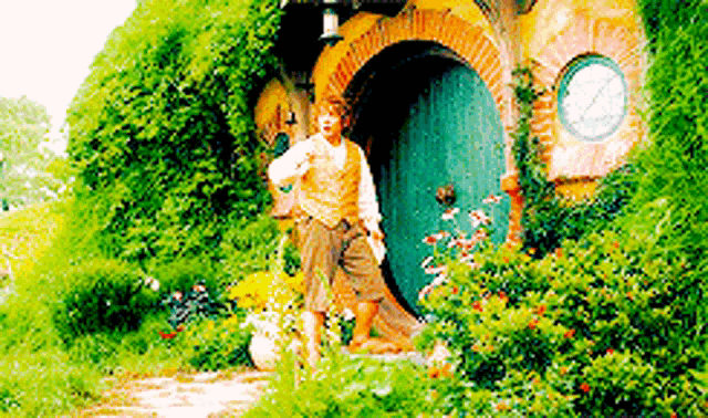 bilbo baggins entering his hobbit hole as a metaphor for avoidance as a coping mechanism for neurodivergent people.