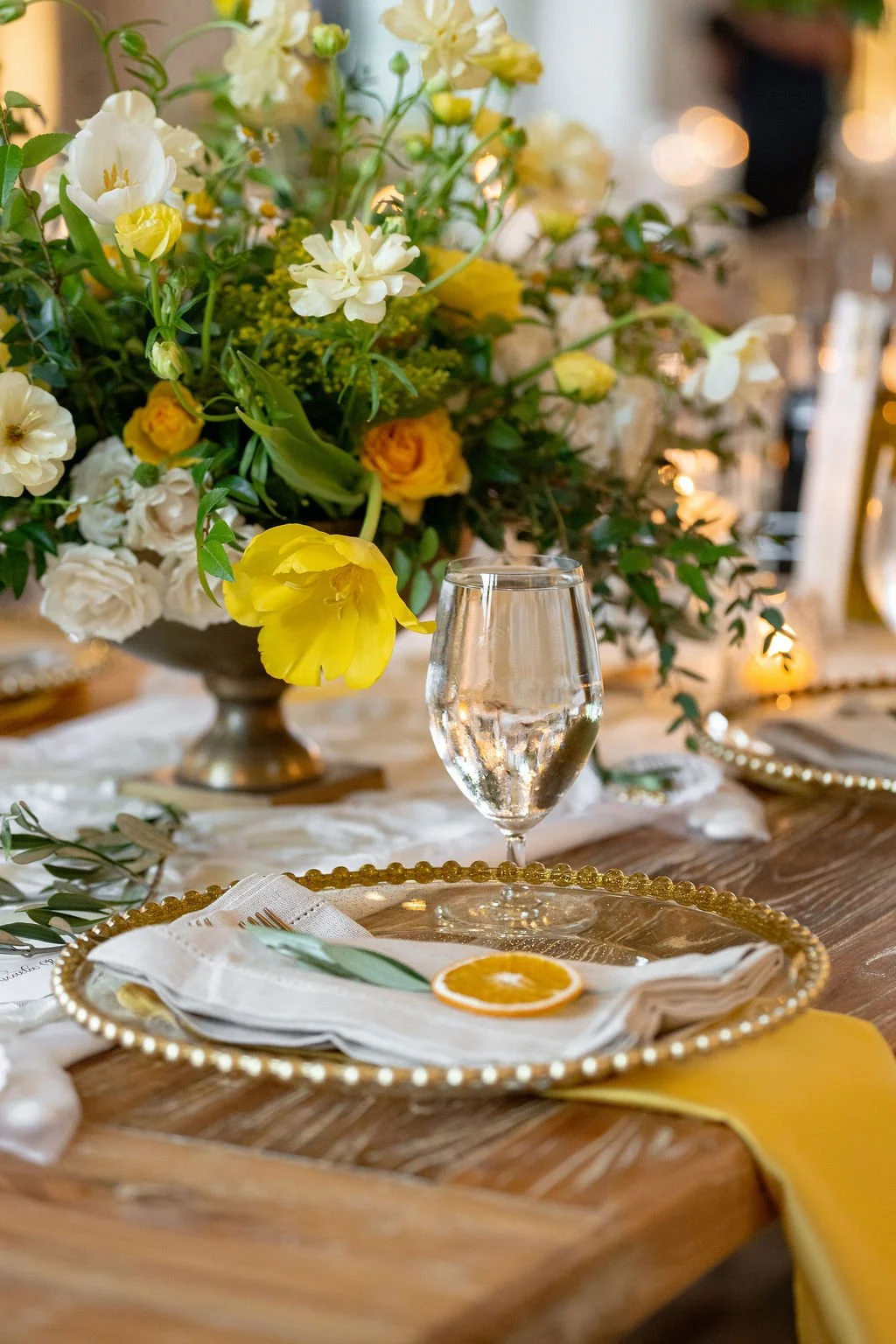 Emry Photography, Wedding Reception Italian, Tuscany Flowers