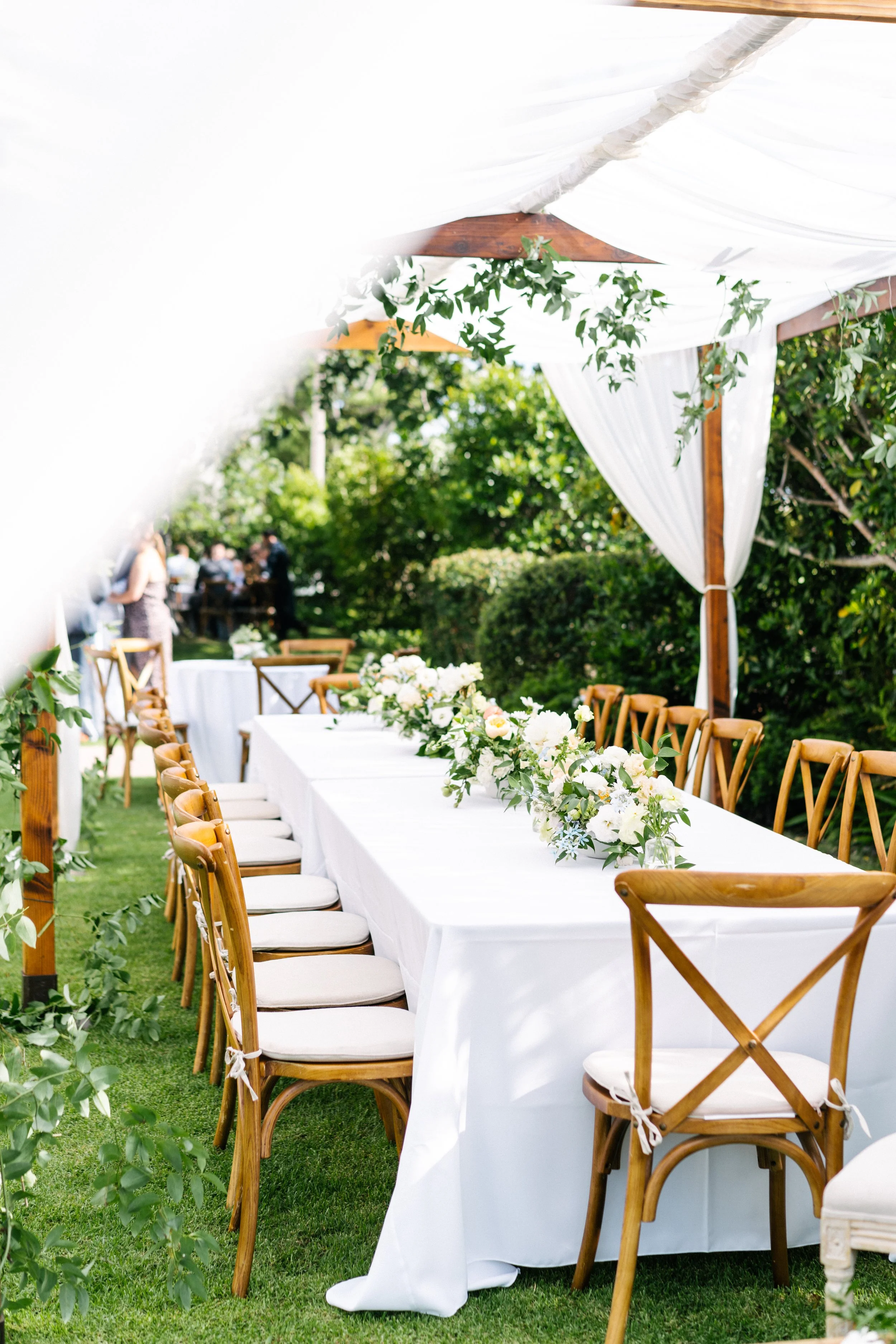 EMK Studio, Wedding Ceremony Flowers, Garden Wedding Flowers, Wedding Florist, Wedding Reception Flowers, Table Centerpiece, Reception Pergola