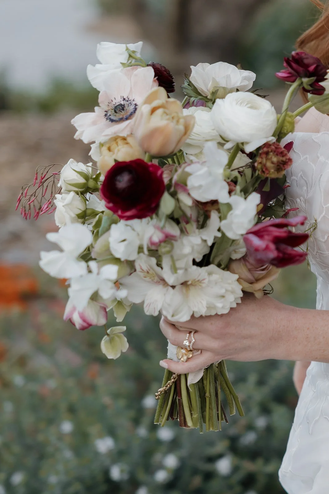 Alexa Leigh Photography, Bridal Bouquet, Modern, Moody, Romantic