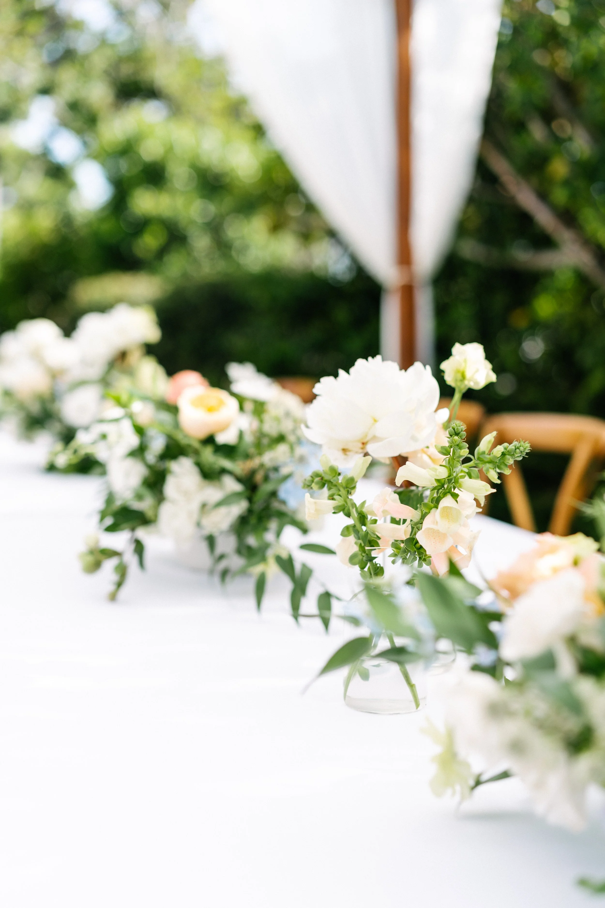 EMK Studio, Wedding Ceremony Flowers, Garden Wedding Flowers, Wedding Florist, Wedding Reception Flowers, Table Centerpiece, Reception Pergola