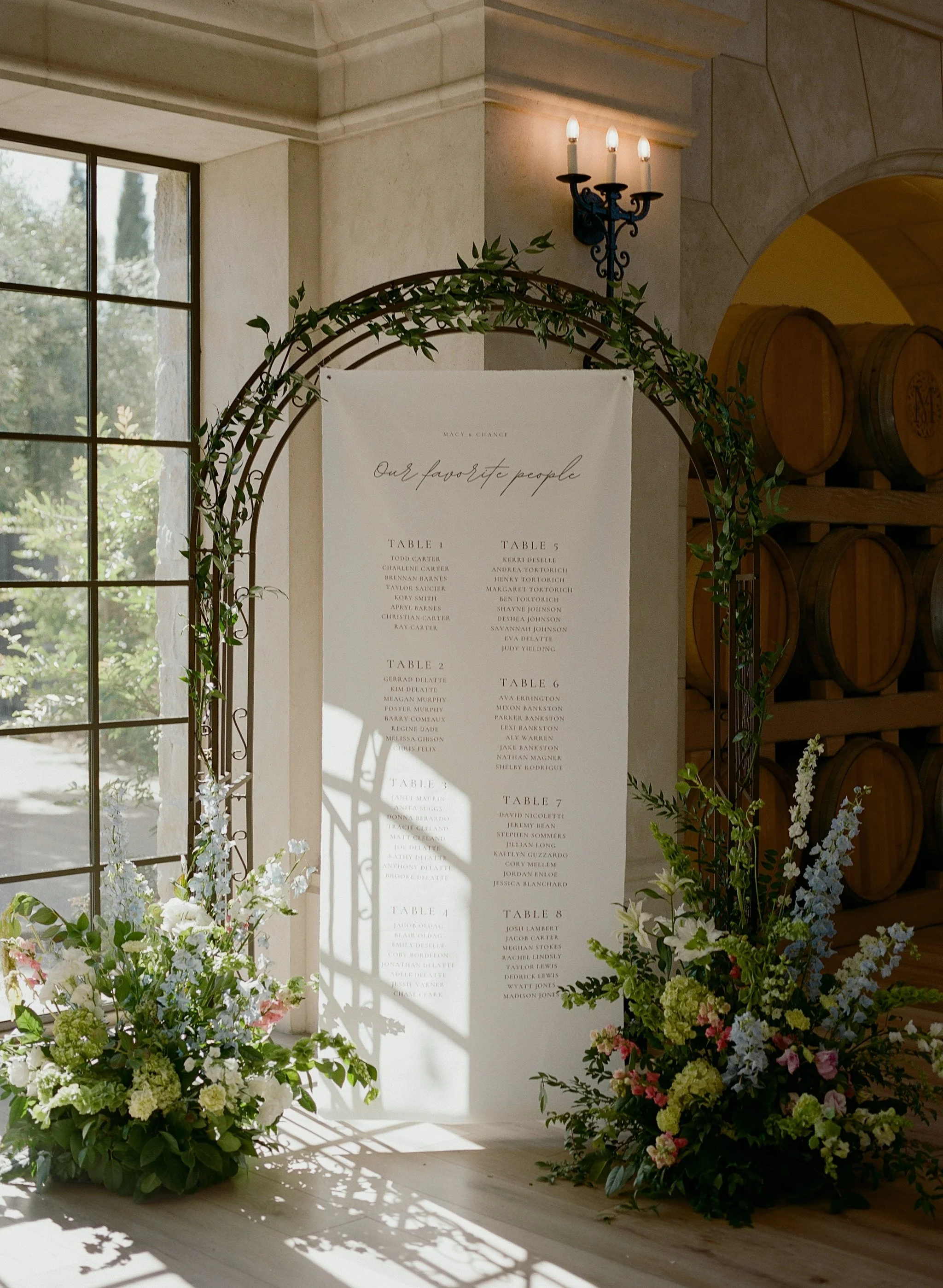 Saje Photography Escort Flowers, Reception Flowers, Cocktail Flowers