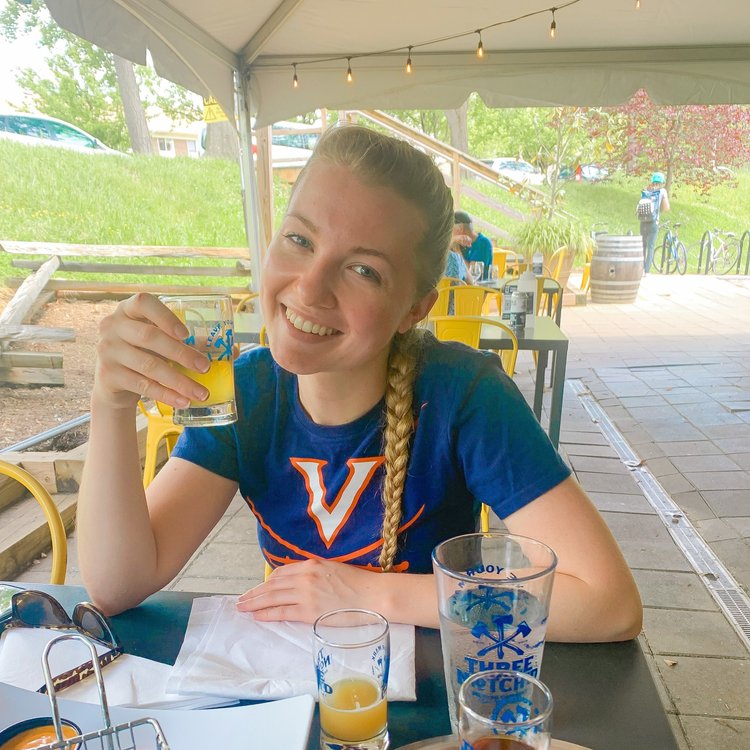 Local enjoying the Charlottesville Ale Trail