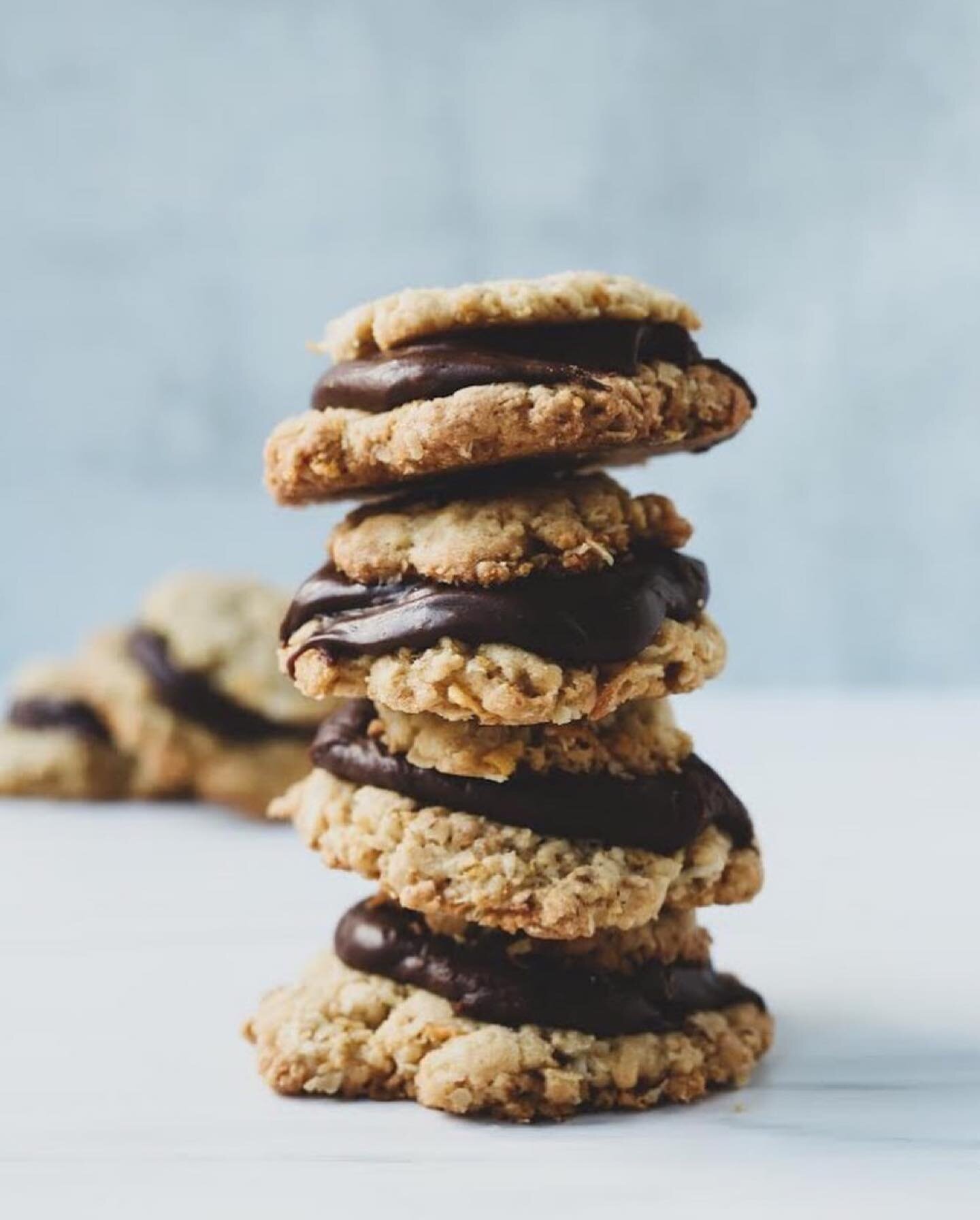 Recipe from a 1961 @nestle ad! My mom&rsquo;s bestie&rsquo;s mom adapted the recipe and it became a must for both our families! Best sandwich cookies ever! Chocolate, cream cheese, and coconut! Yum! Recipe below. 

Tiffany Sandwich Cookies

Sift  1 c