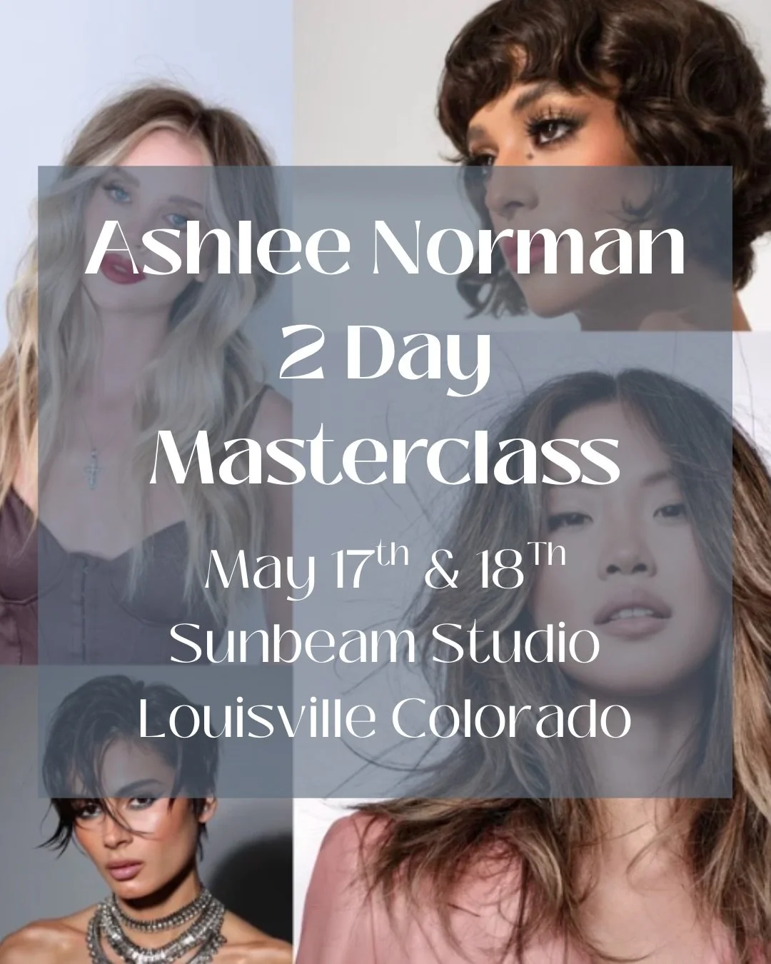 SAVE THE DATE because this class will change your career ☀️

⚡️The one and only @ashleenormanhair is coming to Sunbeam Studio May 17 &amp; 18 for 2 days of world class education! 

🤓 If you are ready to understand not only how but the WHY behind foi