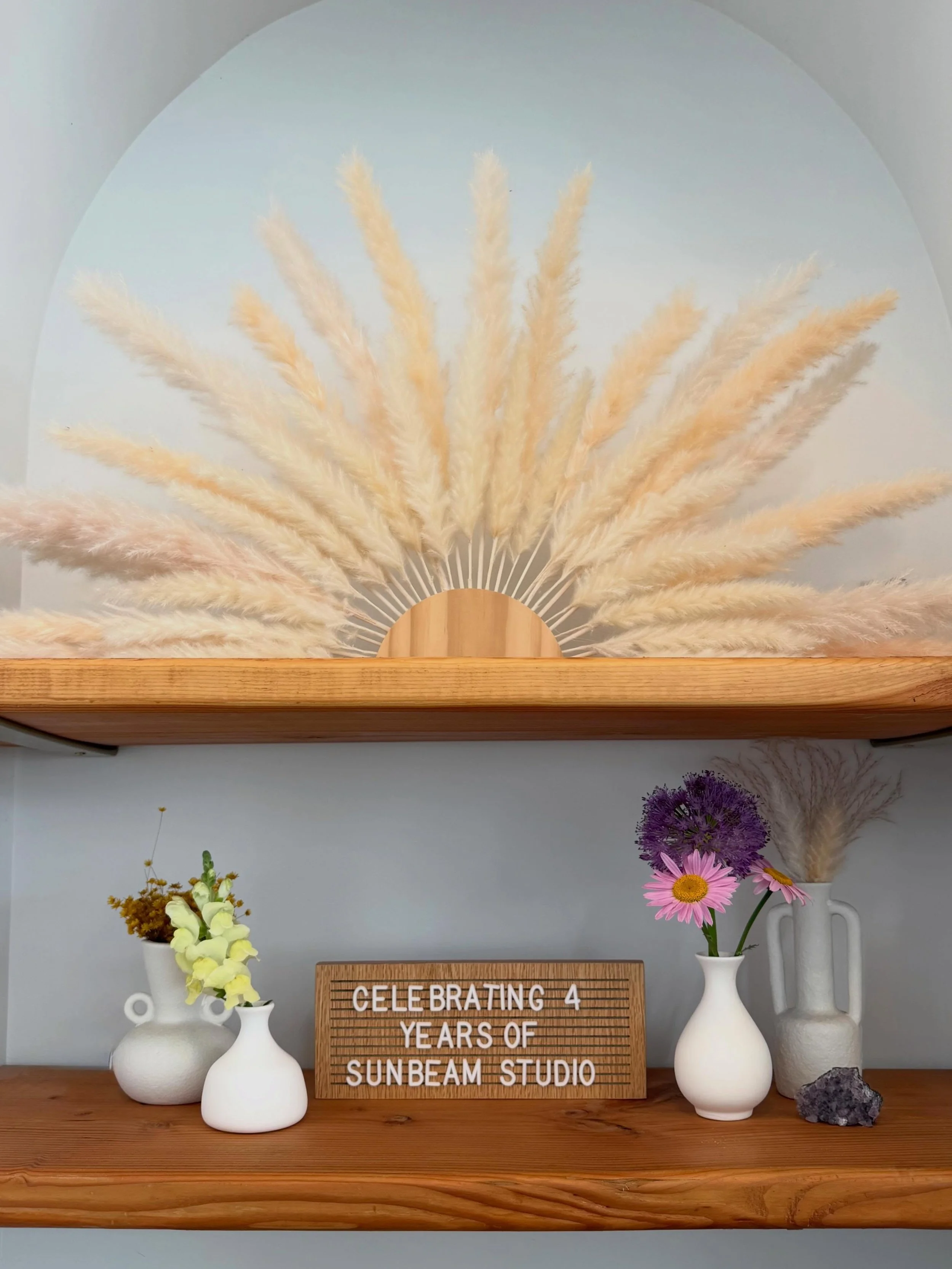 Four years ago, Sunbeam Studio opened its doors with a dream of creating beautiful hair in a space that felt warm, welcoming, and inspiring. Thanks to our incredible clients, friends, family, and community, that dream has grown beyond anything we cou