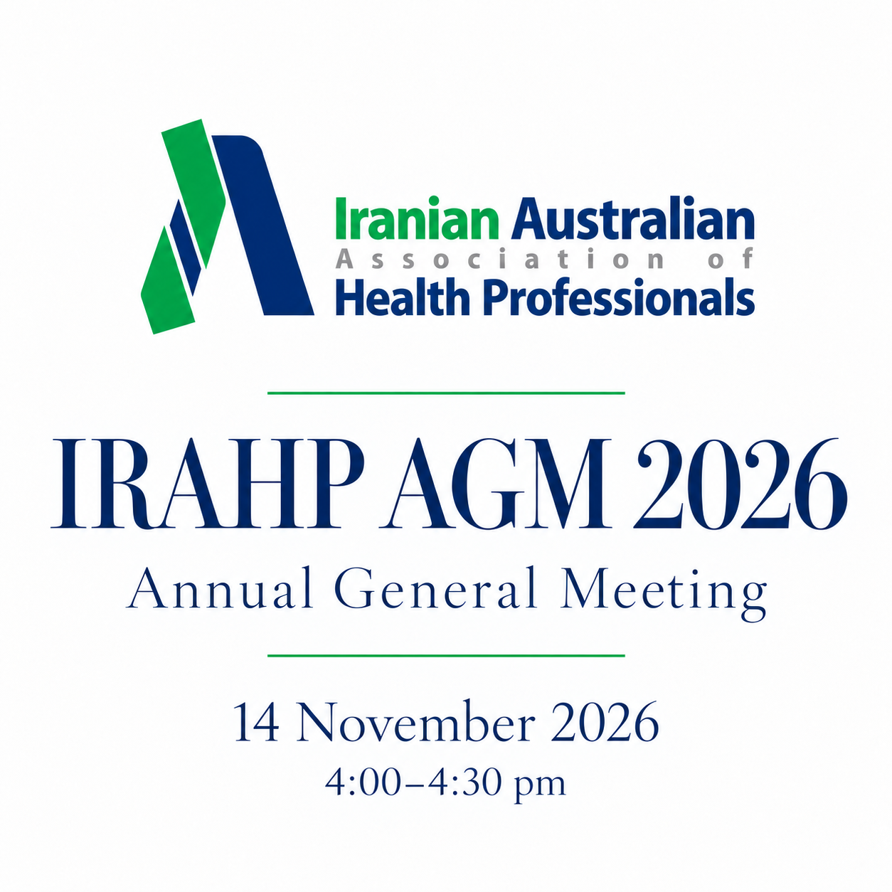 IRAHP AGM 2026