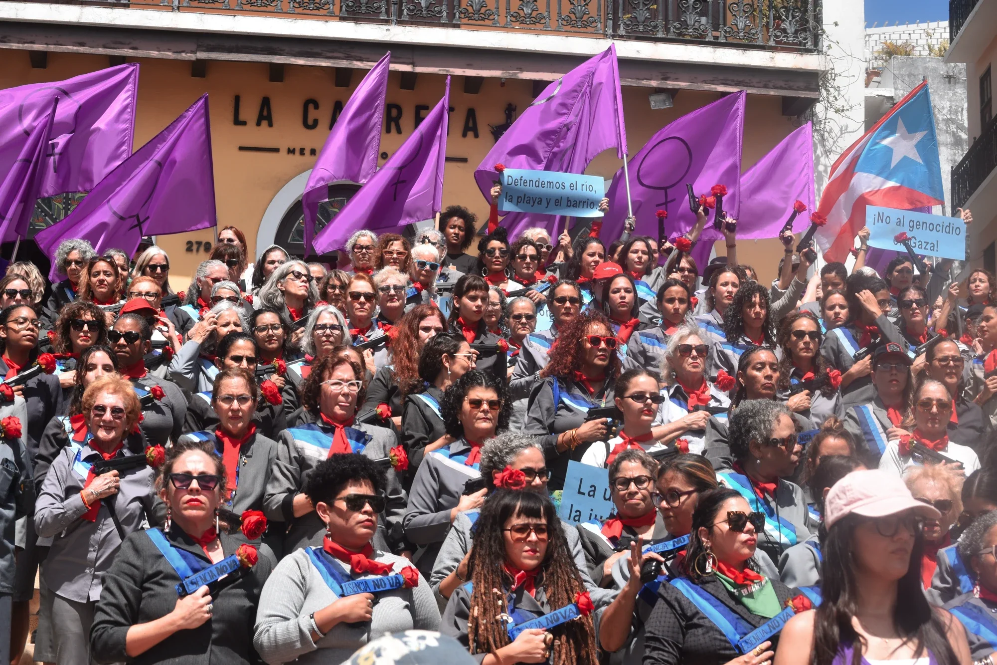 ¡No somos territorios de guerra! 8M en Puerto Rico