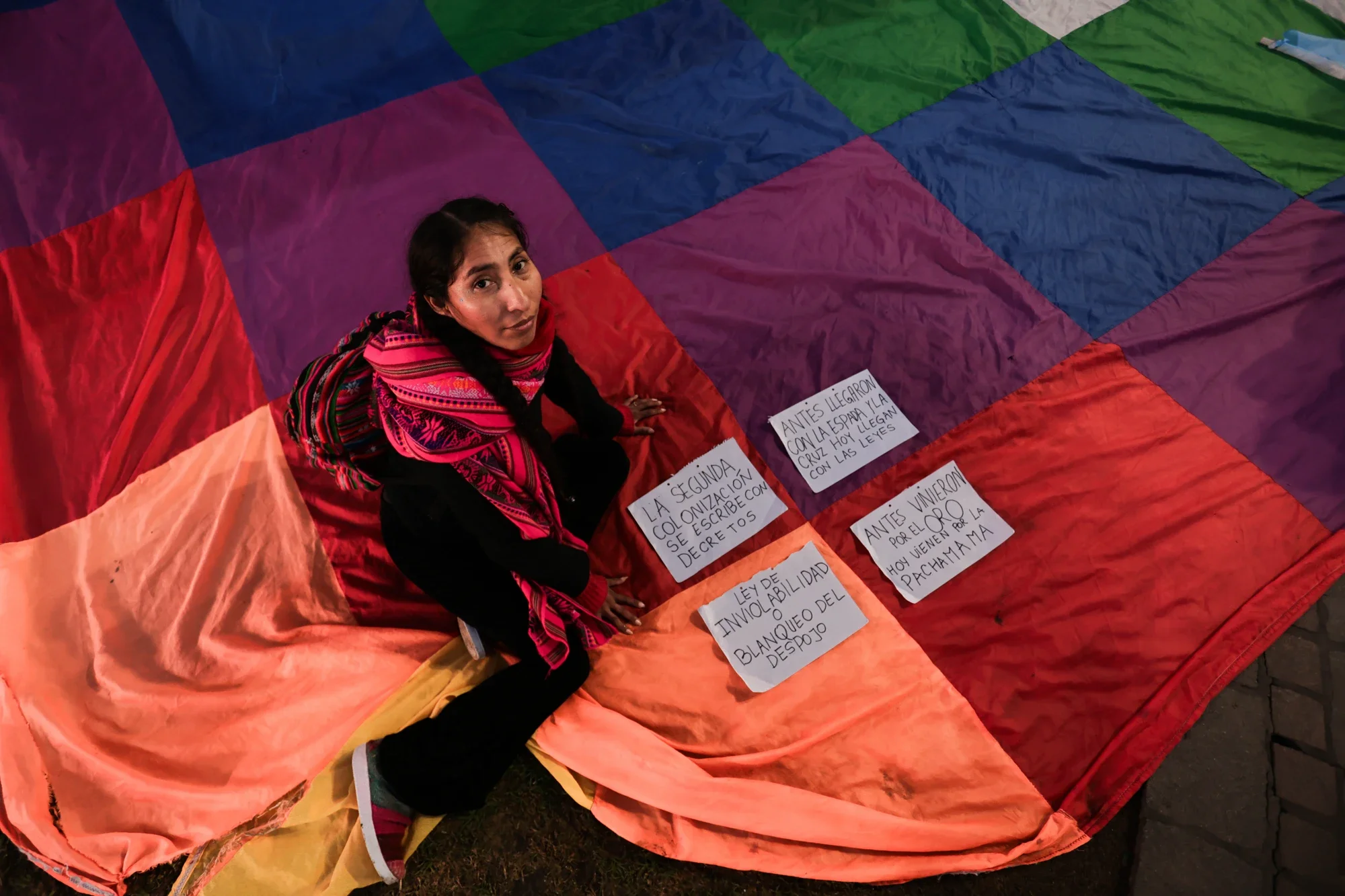 Las bases se movilizan por la tierra en Argentina