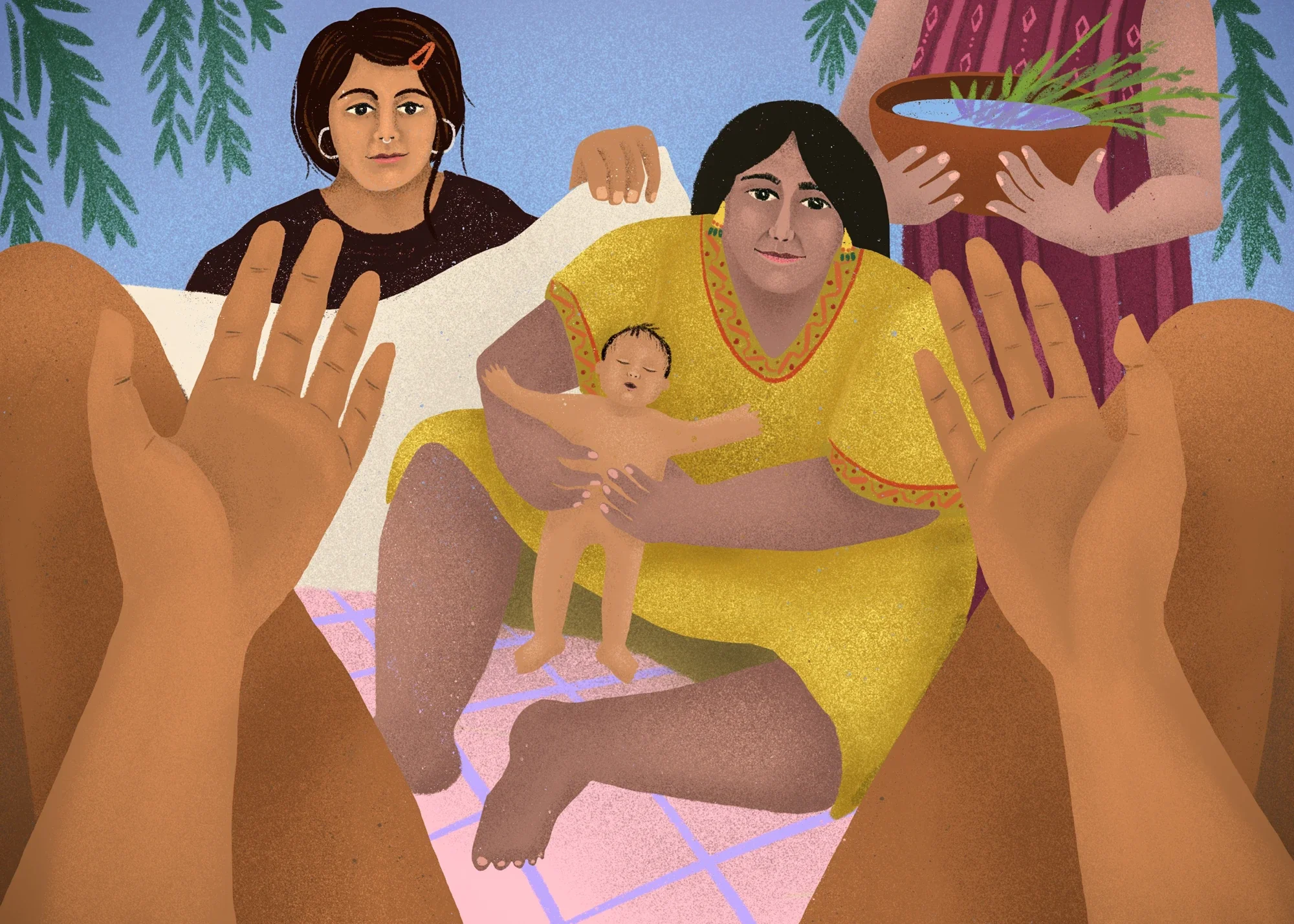 Parteras por la autonomía reproductiva en Chiapas