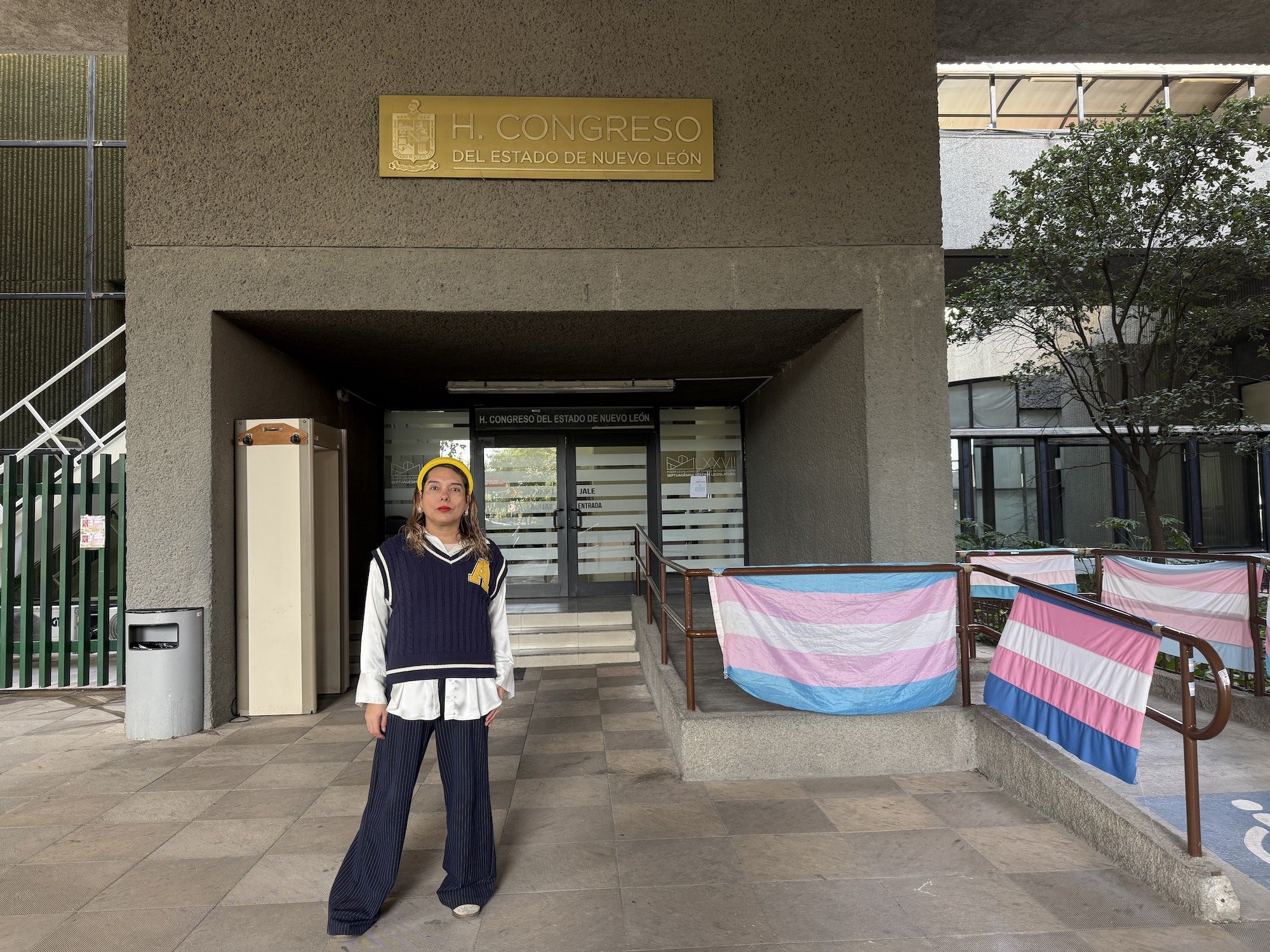 Plantón de activistas trans inicia su tercer mes en Monterrey, México