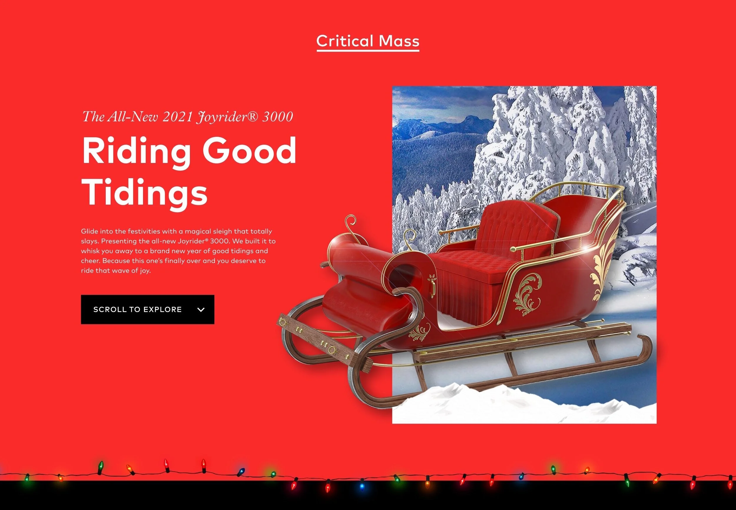 Critical Mass Holiday Card