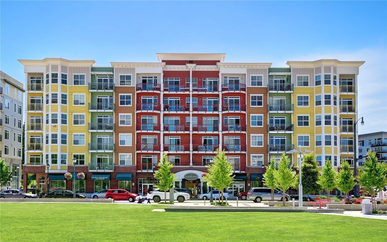 The Cleveland condominium building in Downtown Redmond
