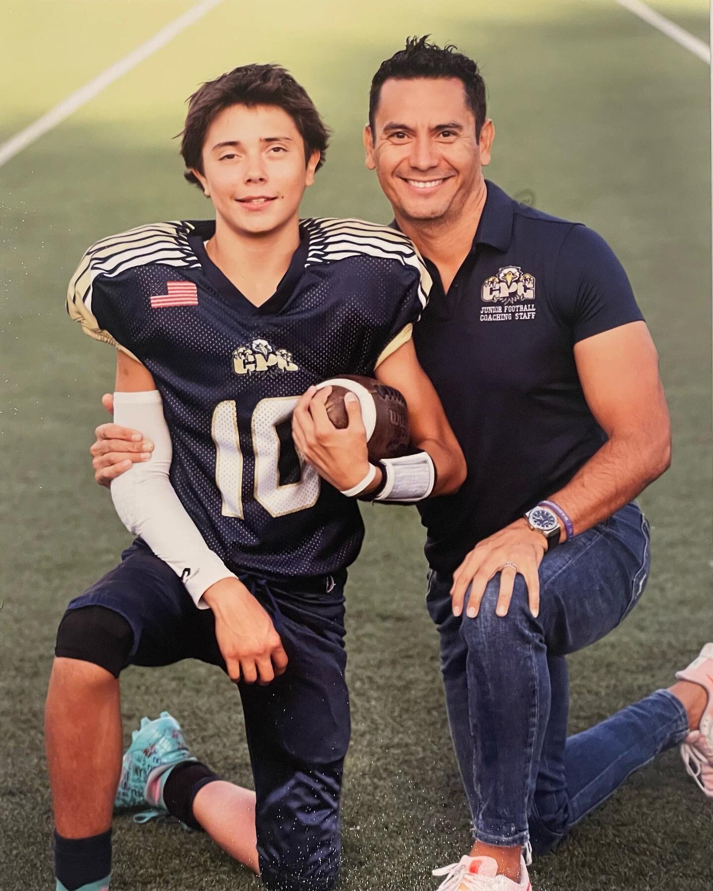 🏈 What a gift to have had the privilege of coaching my son; Elijah #10  @cpcschools for the 2nd year in a row and his last year playing middle-school football. We had a tough season with injuries, losses, team setbacks but he rose above it all. 

🏈