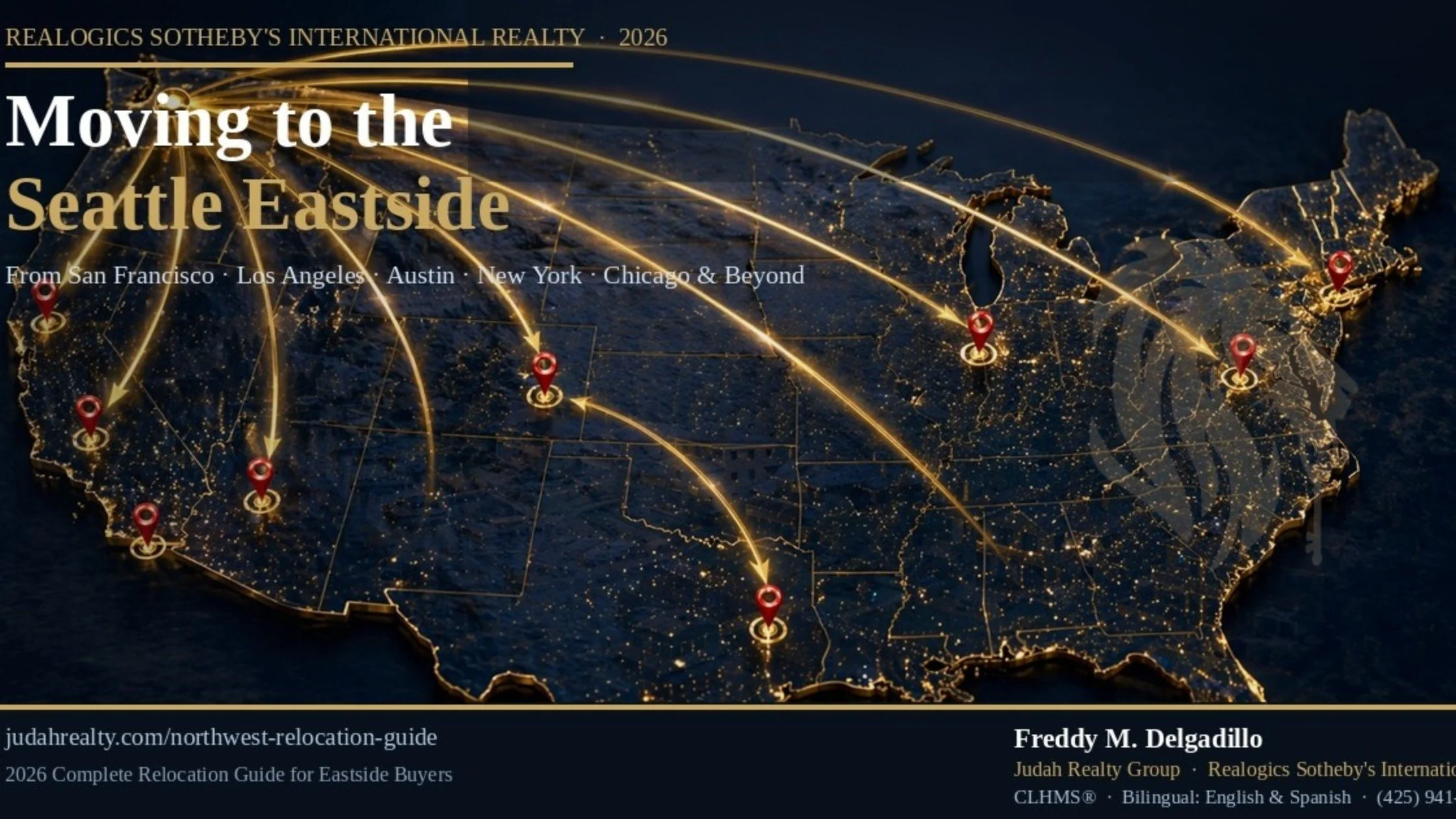 Top relocation origin cities to Seattle Eastside 2026 — Judah Realty Group, Realogics Sotheby's International Realty