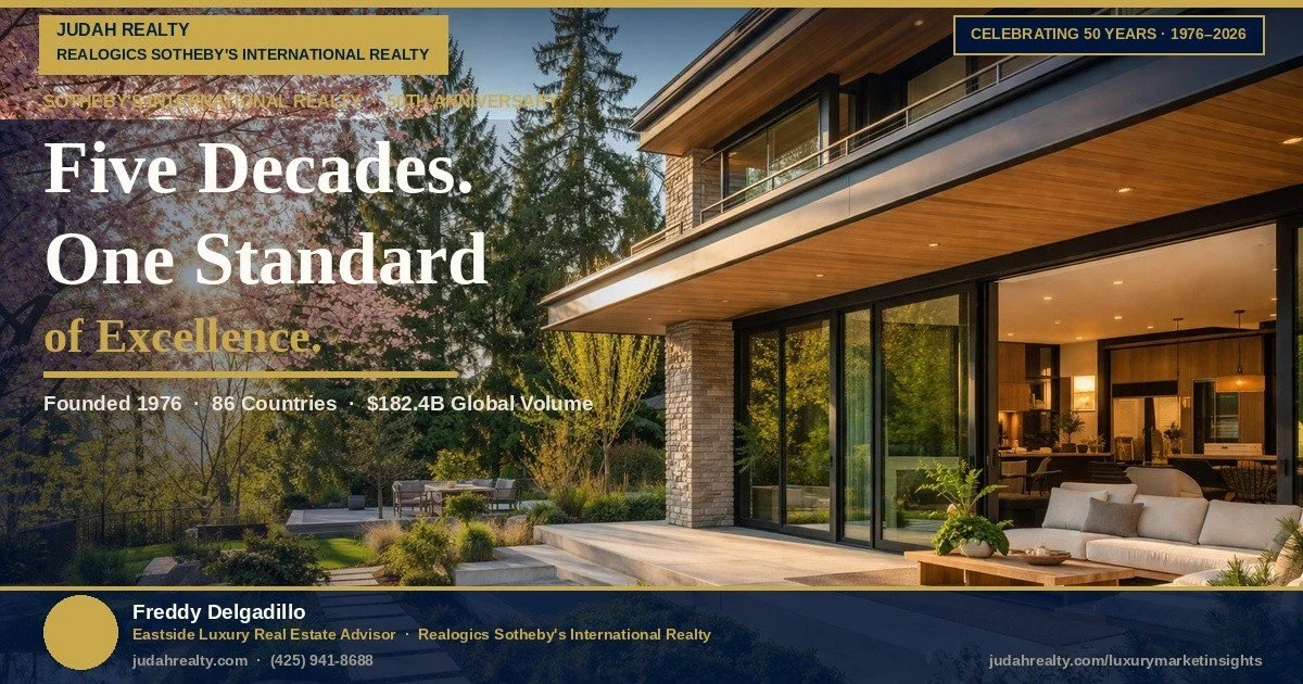 Sotheby's International Realty Turns 50 — What That Legacy Means for Eastside Buyers and Sellers