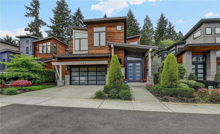 Modern homes near Microsoft in Redmond, Washington