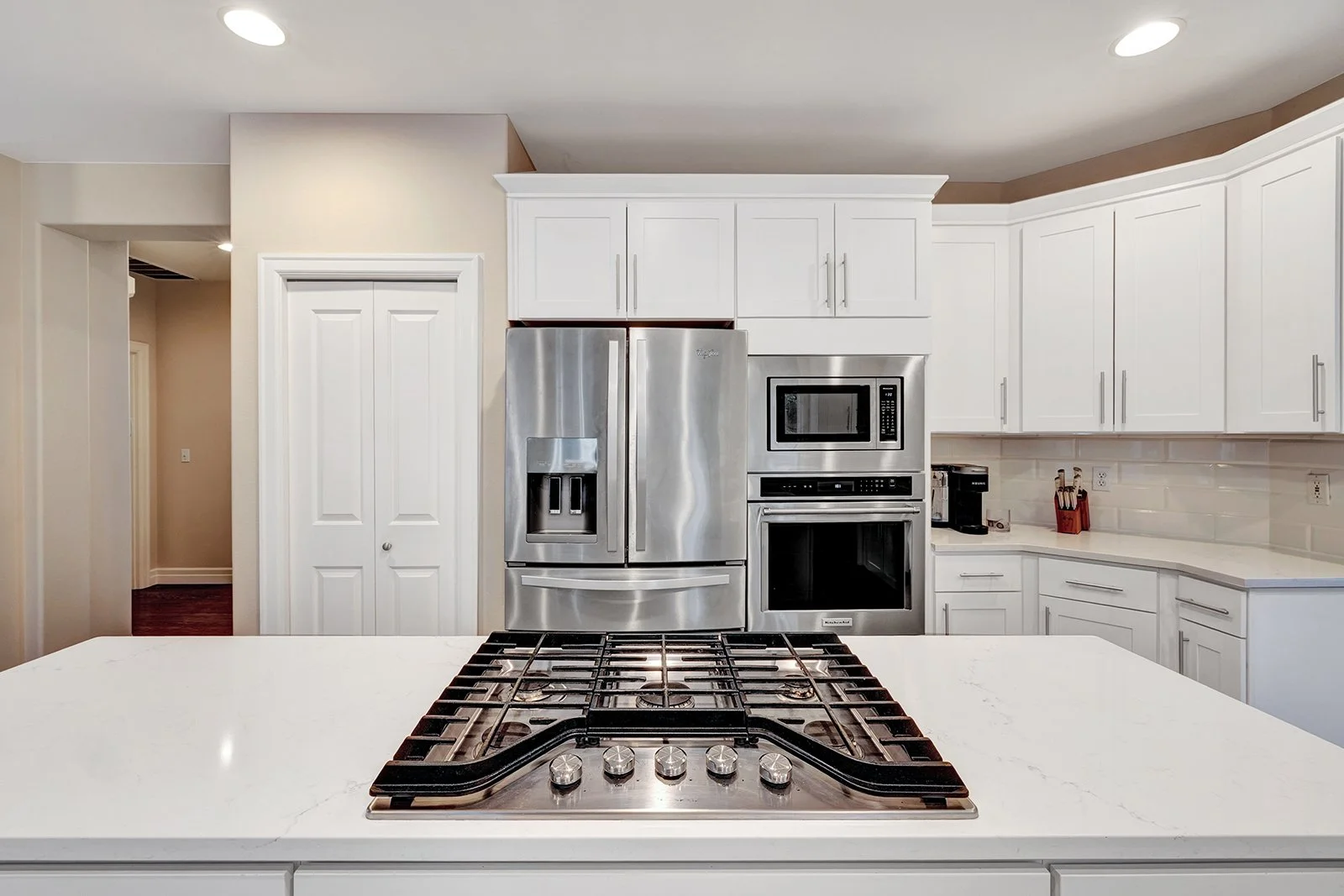 Oversized kitchen island and open-concept layout — Mill Creek Meadows home for sale