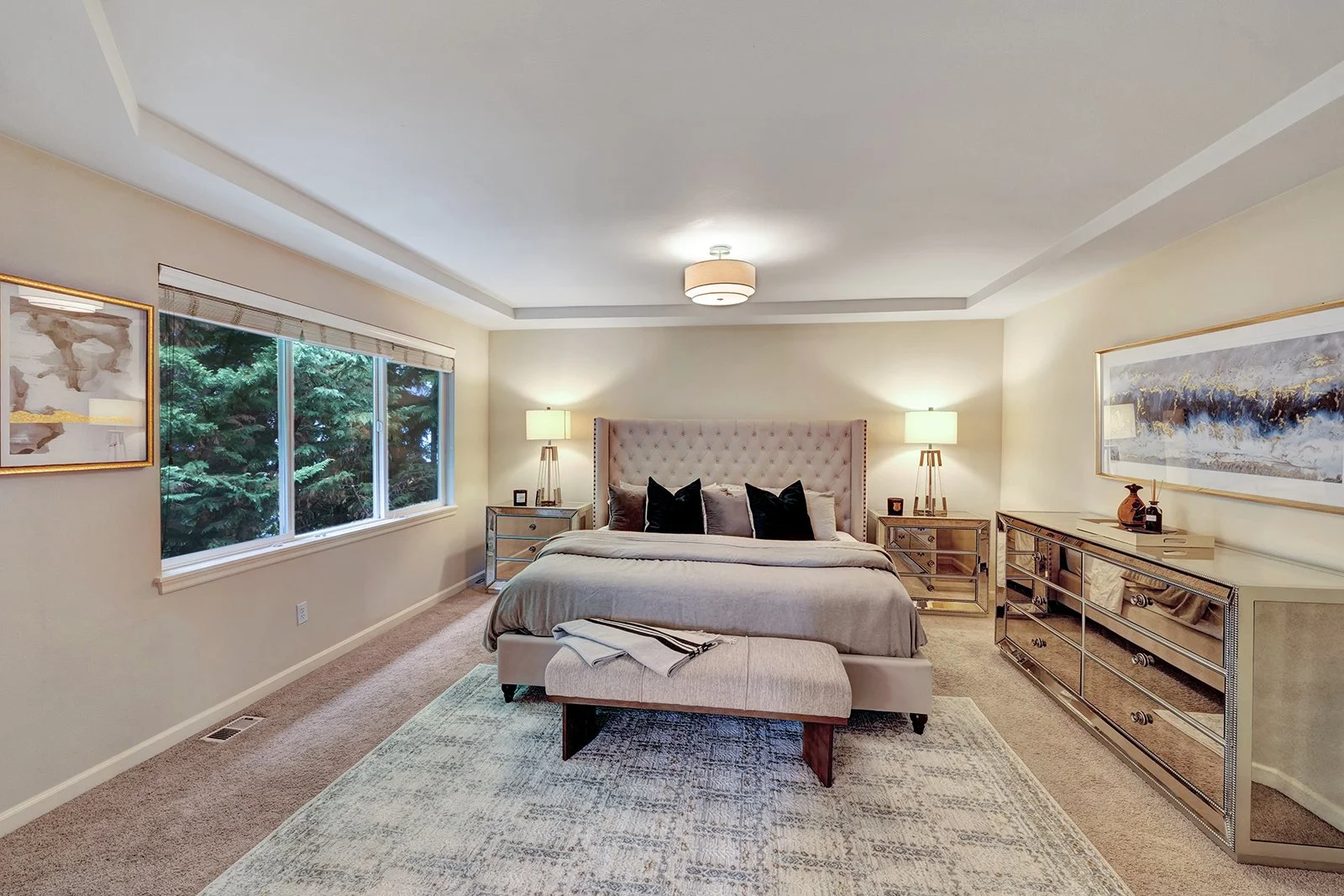Primary bedroom suite — spa-inspired retreat Bothell WA