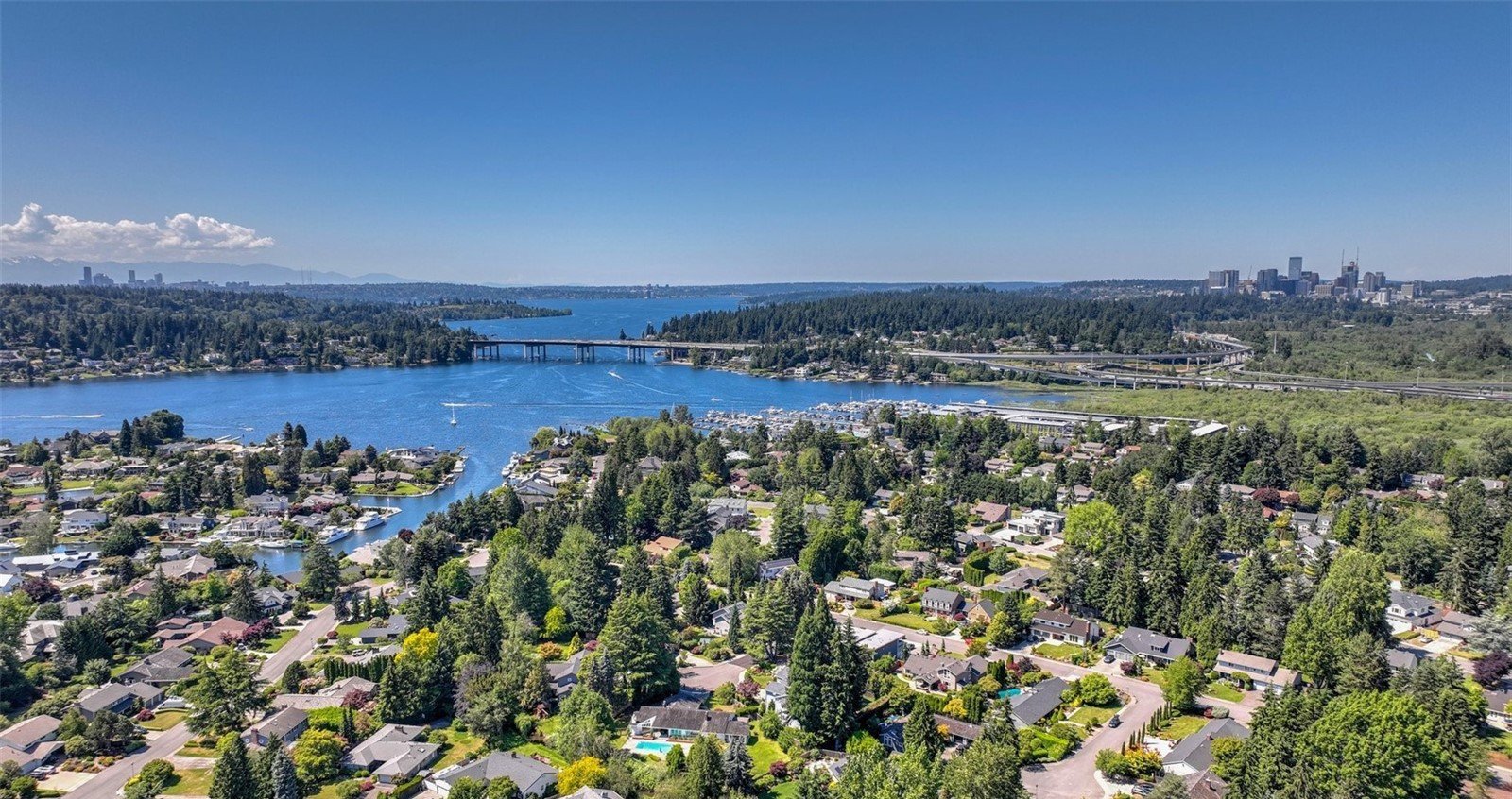Eastside Seattle aerial luxury real estate markets Q1 2026 Bellevue Kirkland realtor expert market analysis
