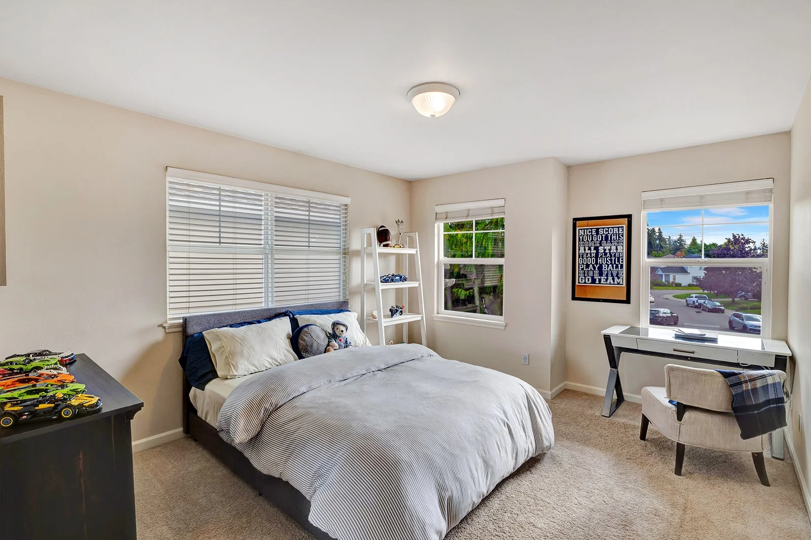 Bright secondary bedroom — Bothell home near Cedar Wood Elementary