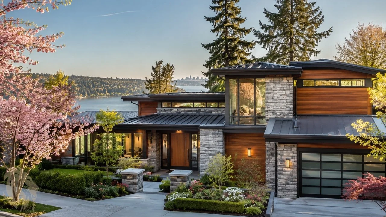 West Bellevue luxury home Area 520 — buyer's market 8.41 months supply real estate April 2026