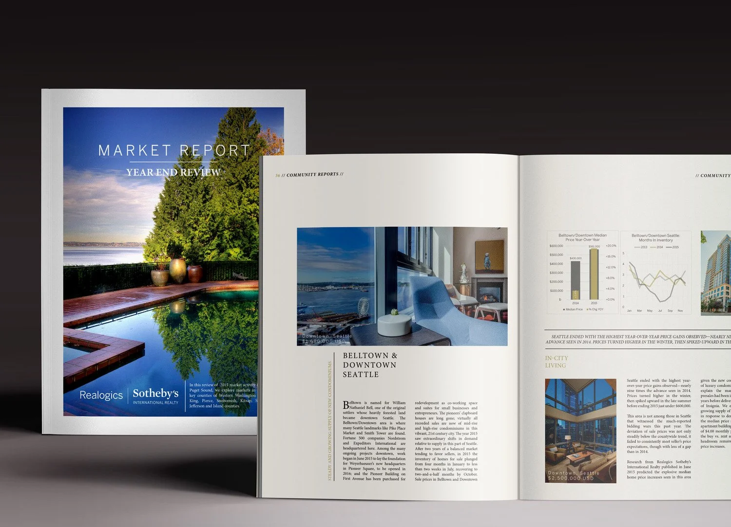 Luxury marketing of homes and waterfront properties around Bellevue and Sammamish