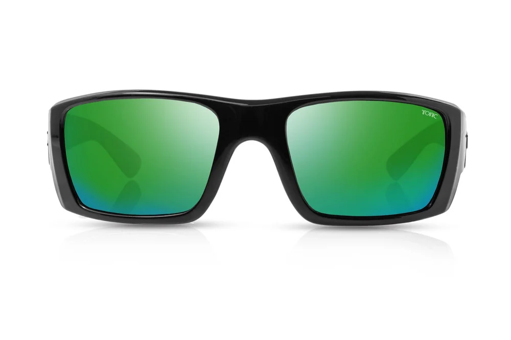 RISE Green Mirror HD - Copper Base — Tonic Polarized Eyewear display picture 1