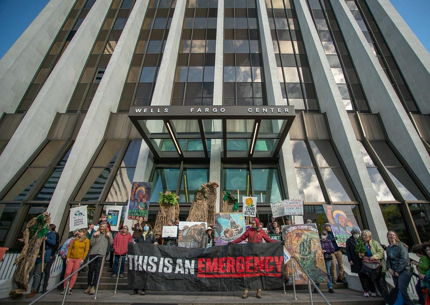 Community members across from Campbell Global&rsquo;s headquarters last week, demanding an end to forest and climate greenwashing and call for a Just Transition for PNW forests. The climate crisis is intensifying and unrelenting. Financial institutio