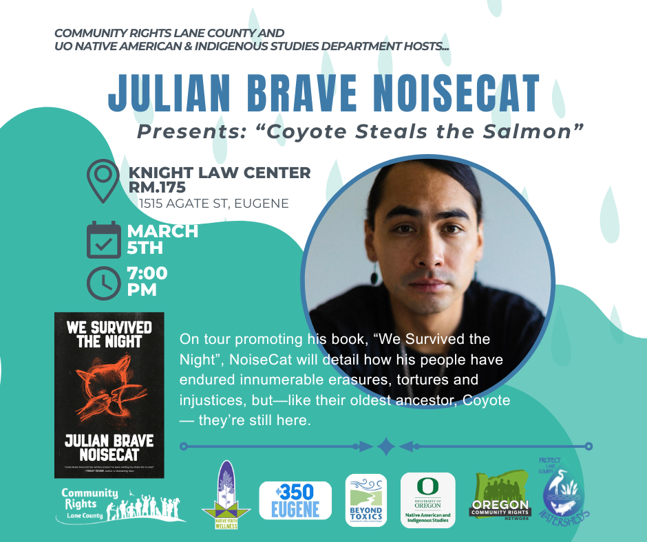 Julian Brave Noisecat presents: "Coyote Steals the Salmon"