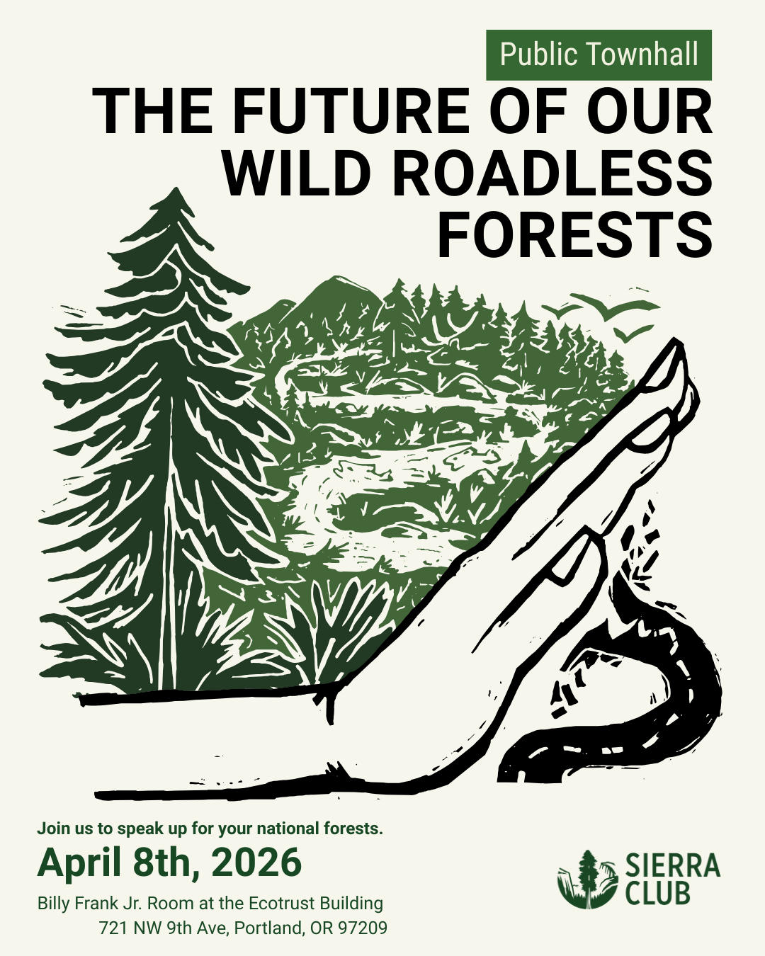 Public Lands, Public Voices: Reclaiming Roadless Forests Town Hall // Portland