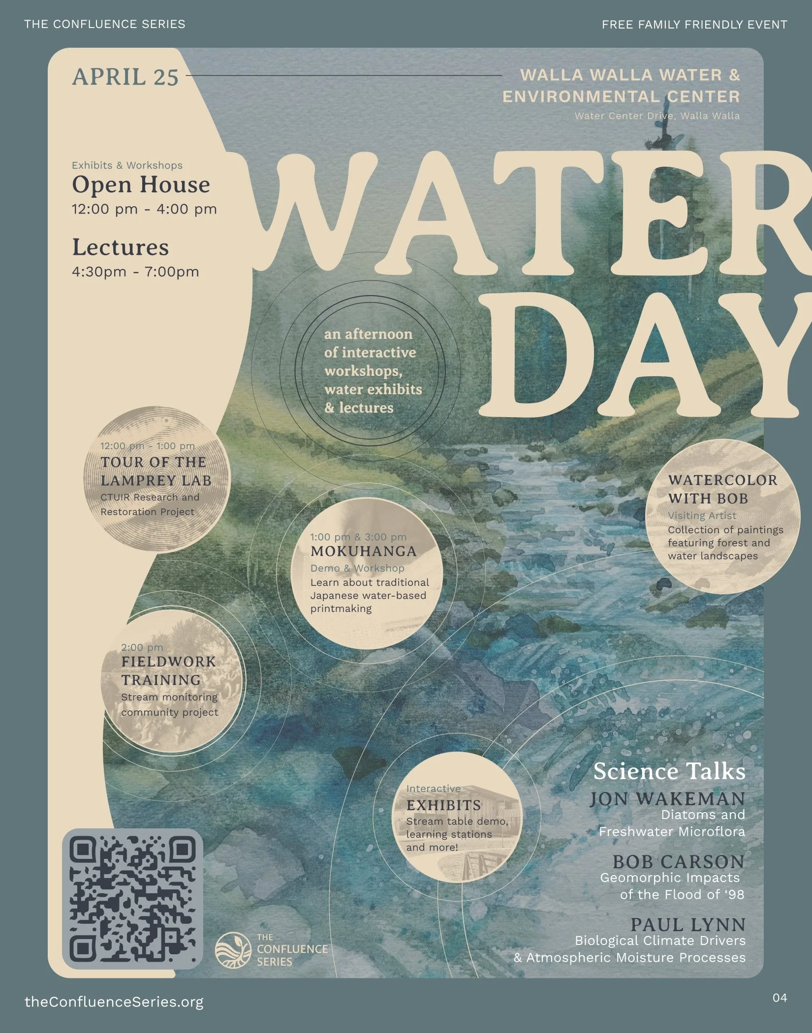 Water Day: an exploration of our watershed through science, art, history, and hands-on learning // Walla Walla