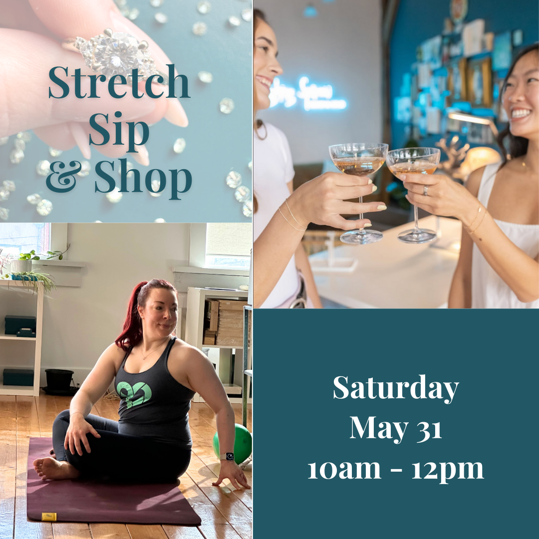 Stretch, Sip & Shop