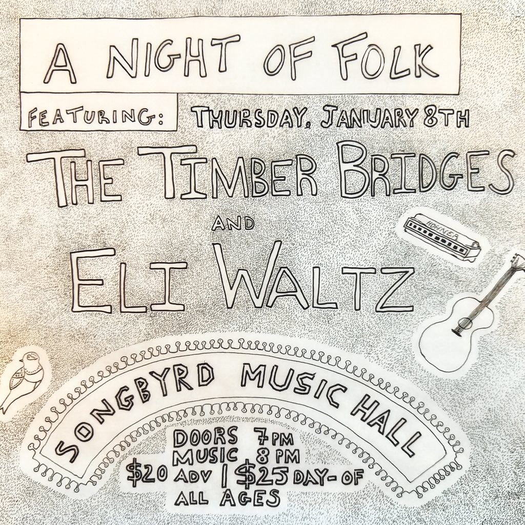 Washington, DC @ Songbyrd | Eli Waltz and The Timber Bridges