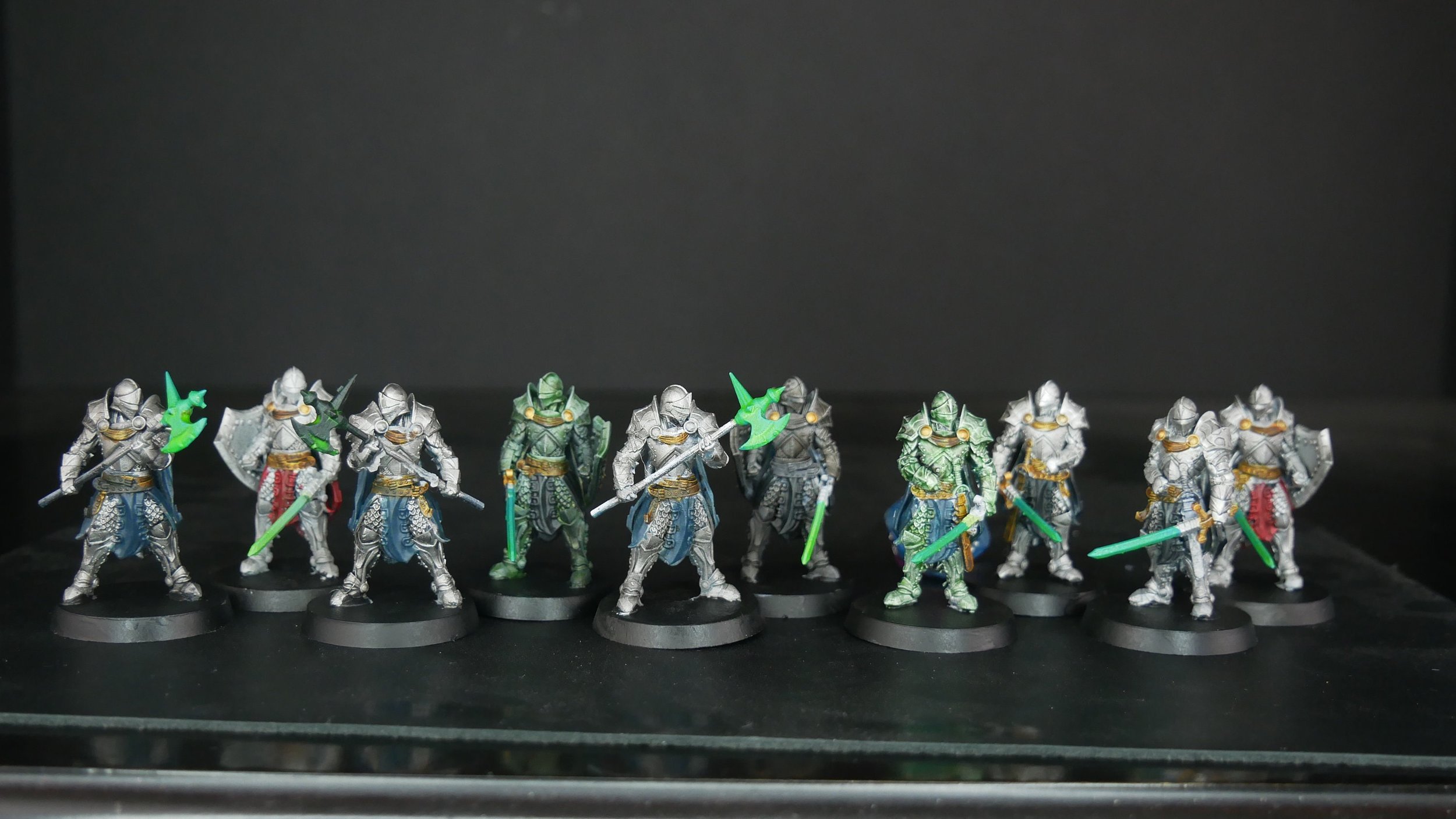 Hand painted Knight/Guardsman miniatures | TTRPG | RPG | DND