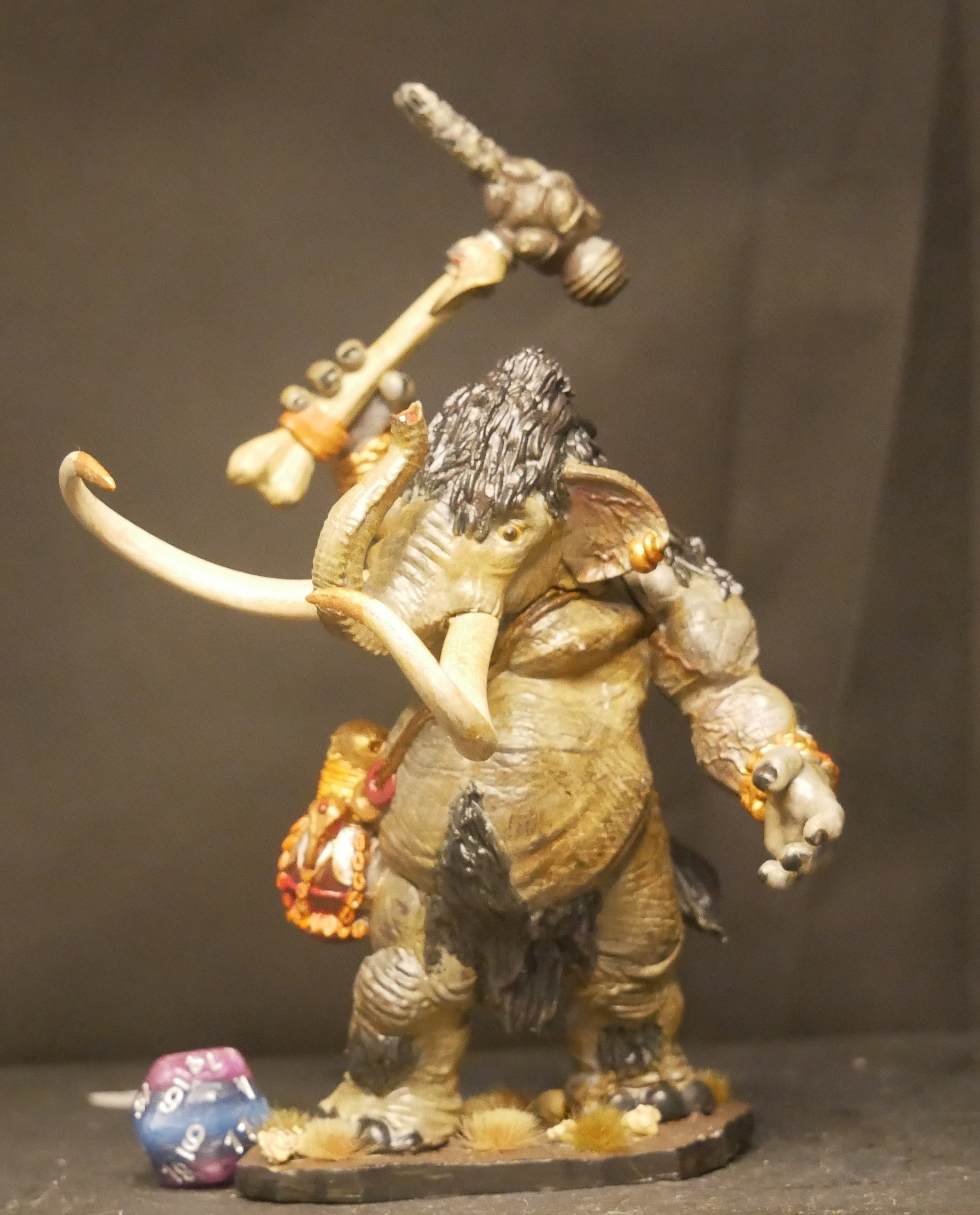 Hand Painted Mum Lak the Destroyer Miniature | TTRPG | Mini | DND | RPG