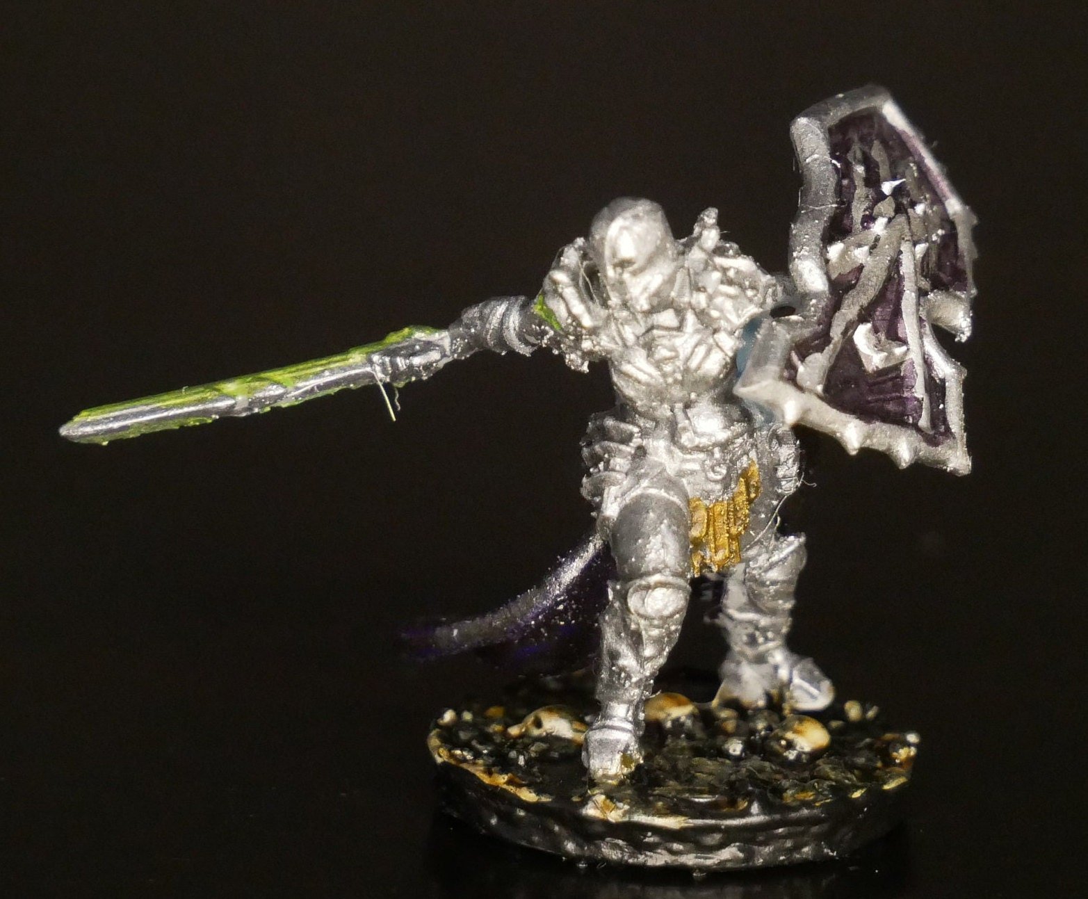 Custom painted Antipaladin or Death Knight miniature | TTRPG | RPG | DND