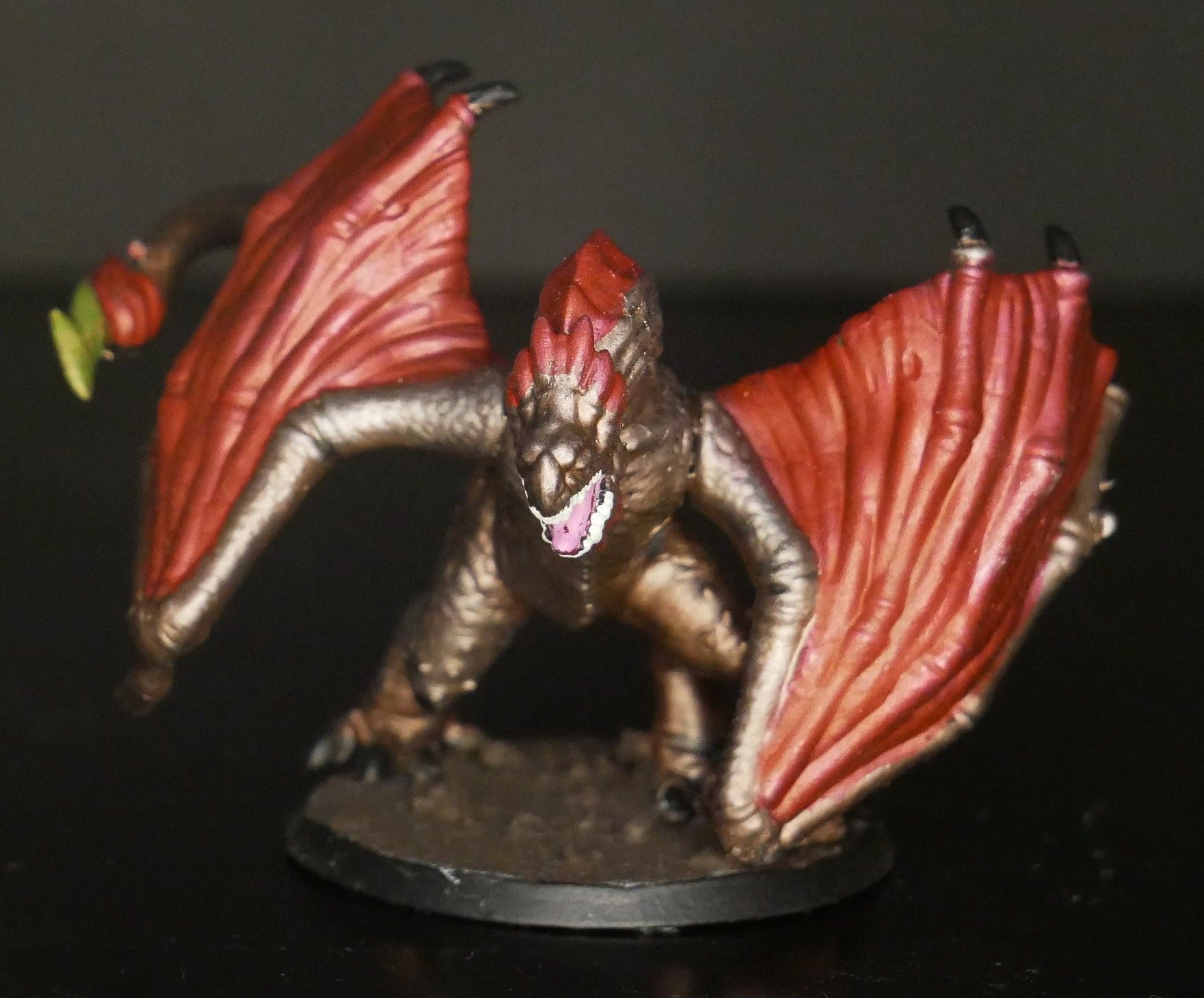 Custom painted Wyvern miniature | TTRPG | RPG | DND