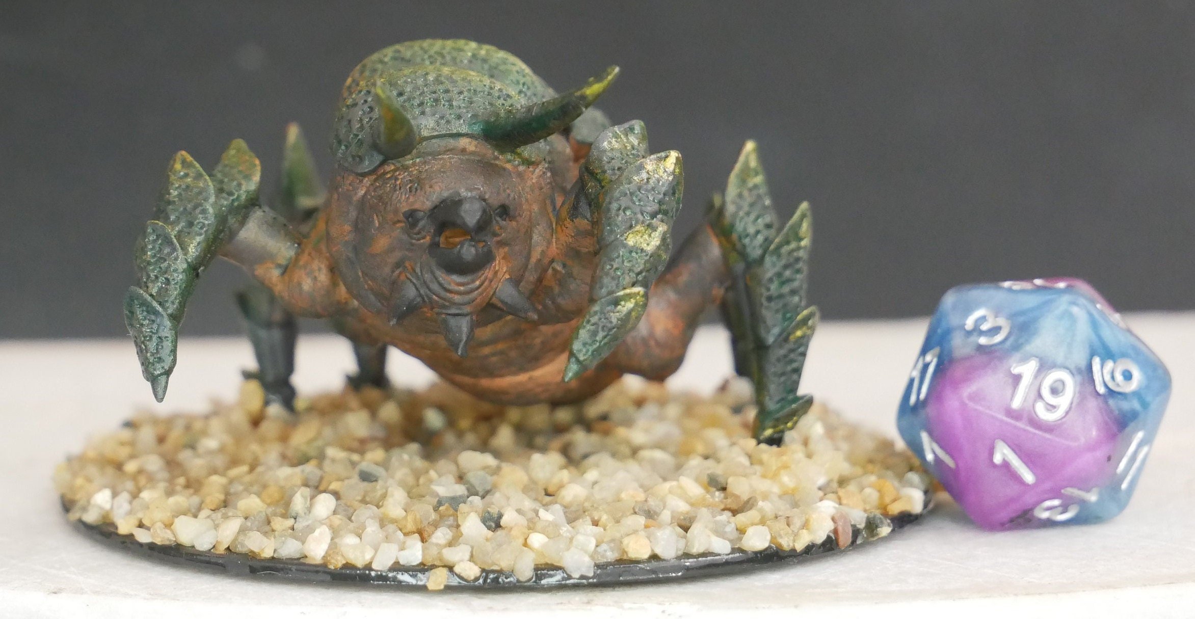 Hand painted Water Seeker Giant Beetle miniature | TTRPG | RPG |DND