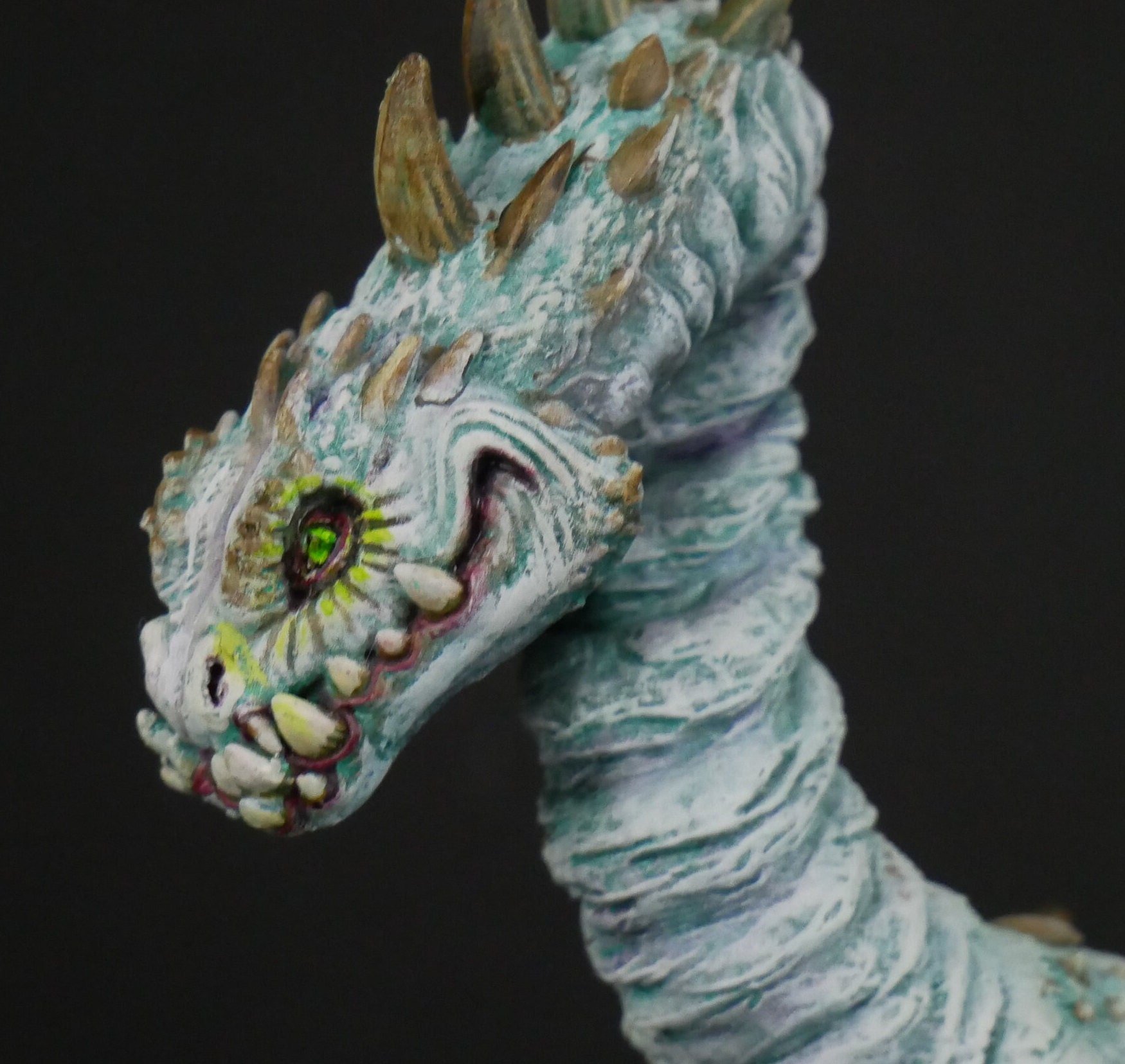 Hand-painted Lindwyrm miniature *Commission*