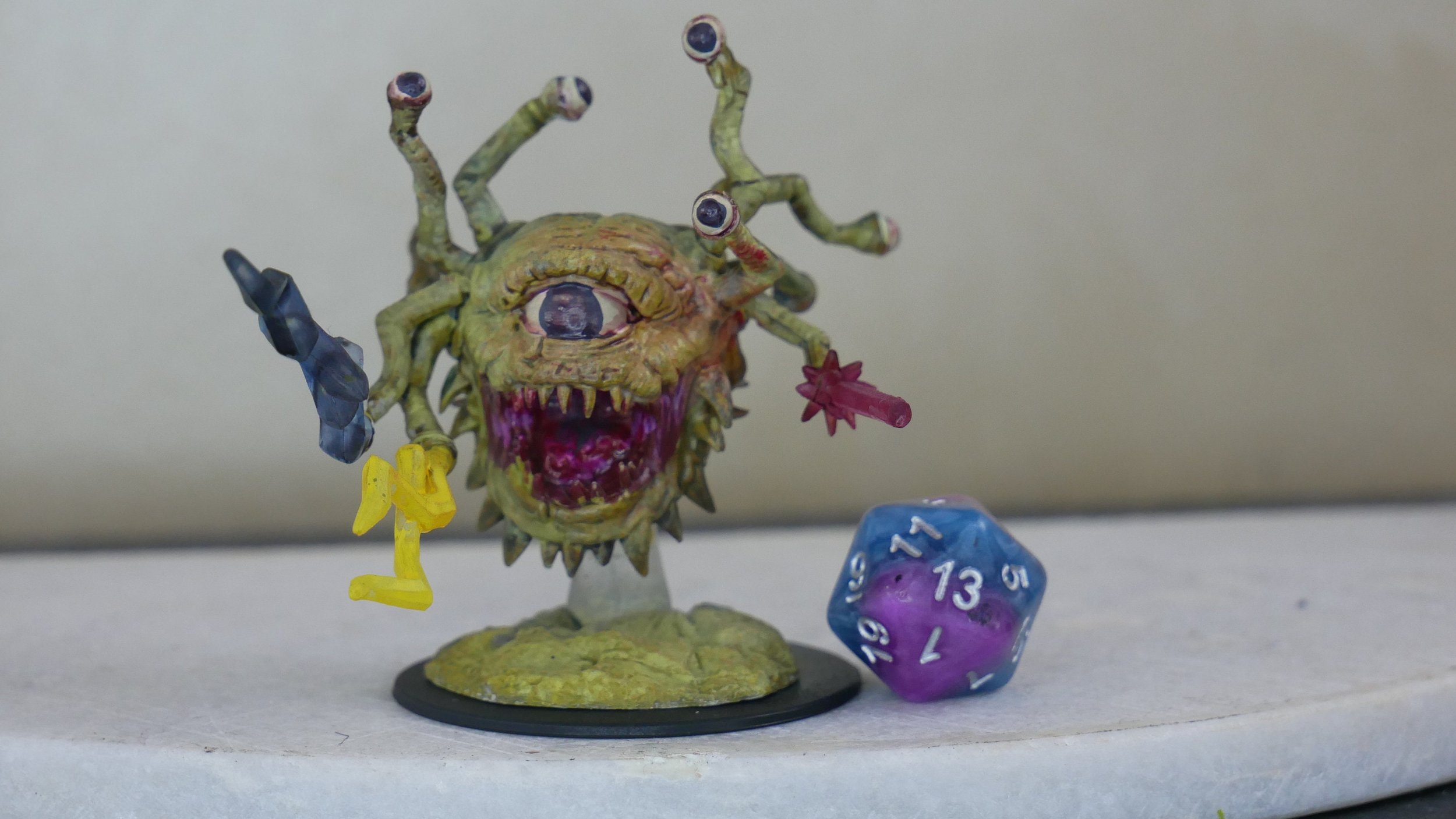 Hand-painted Zombie Beholder