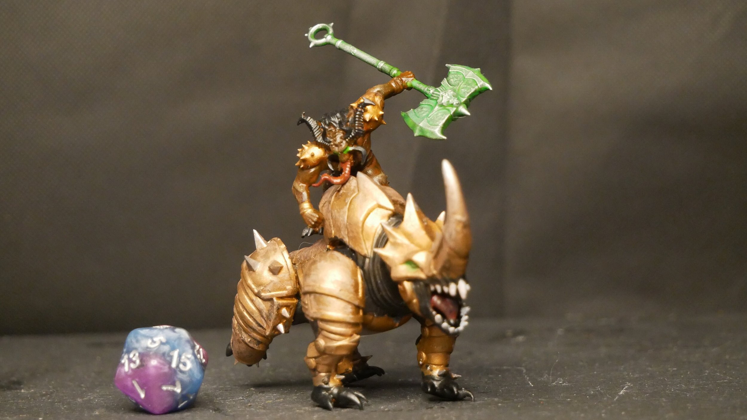 Hand Painted HellCharger miniature | TTRPG | RPG | DND | Reign in Hell